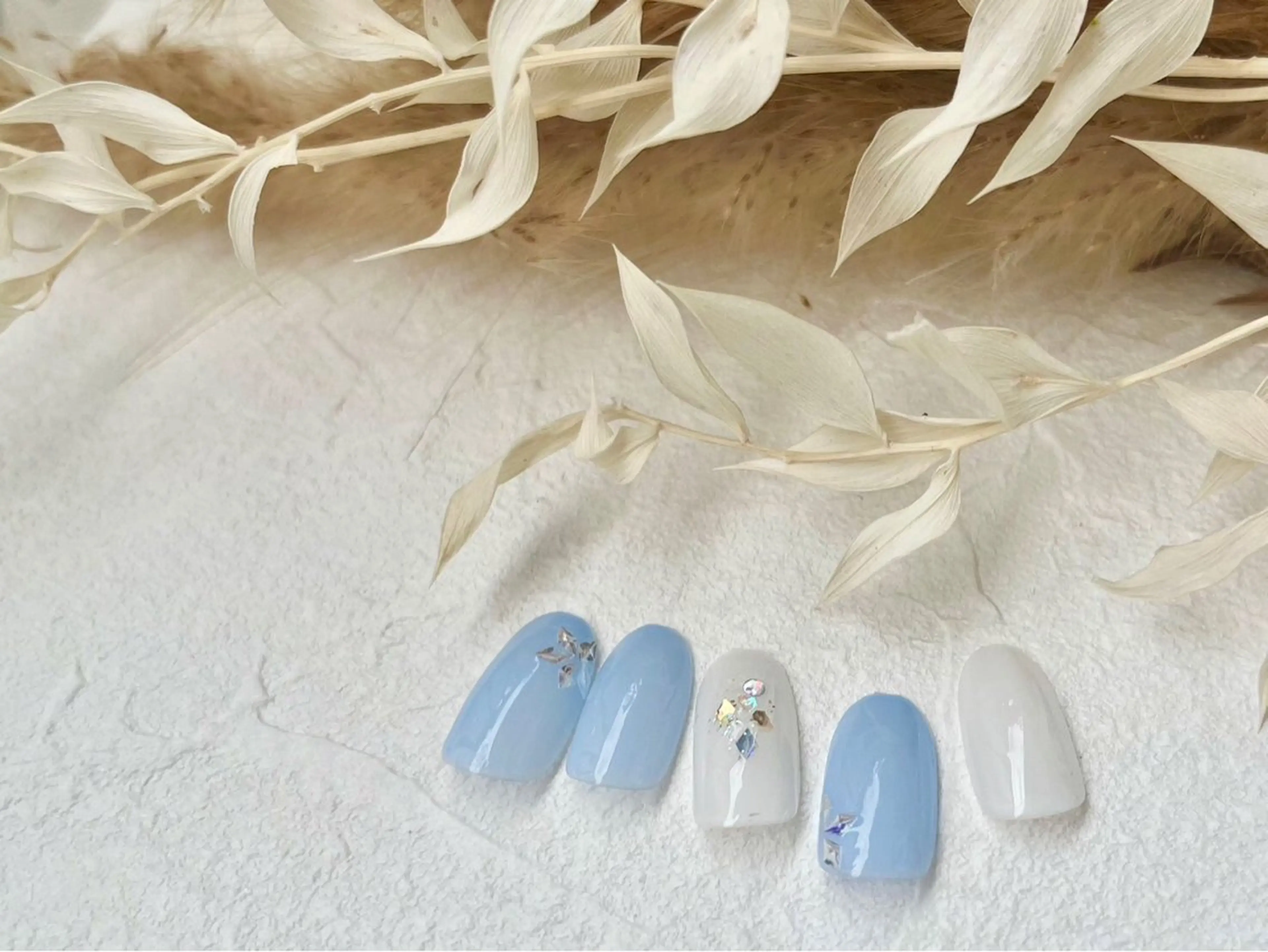 ネイル オーロラネイル フットネイル フレンチネイル ジェルネイル 韓国ネイル ハンドネイル Mogu nail 二子玉川のネイルデザイン