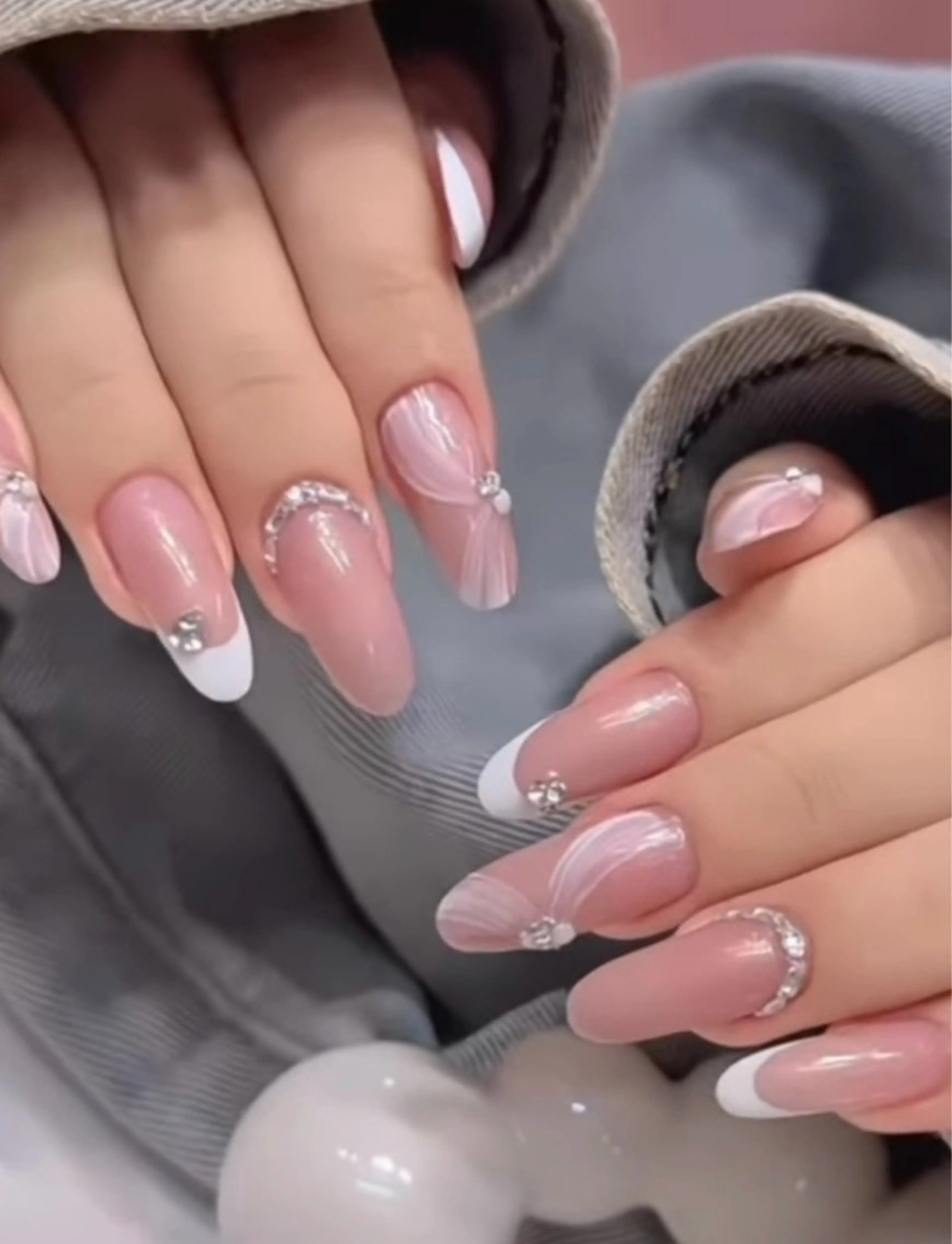 ネイル アートネイル 成人式 ジェルネイル ニュアンスネイル ネイルチップ Kora Nailのネイルデザイン