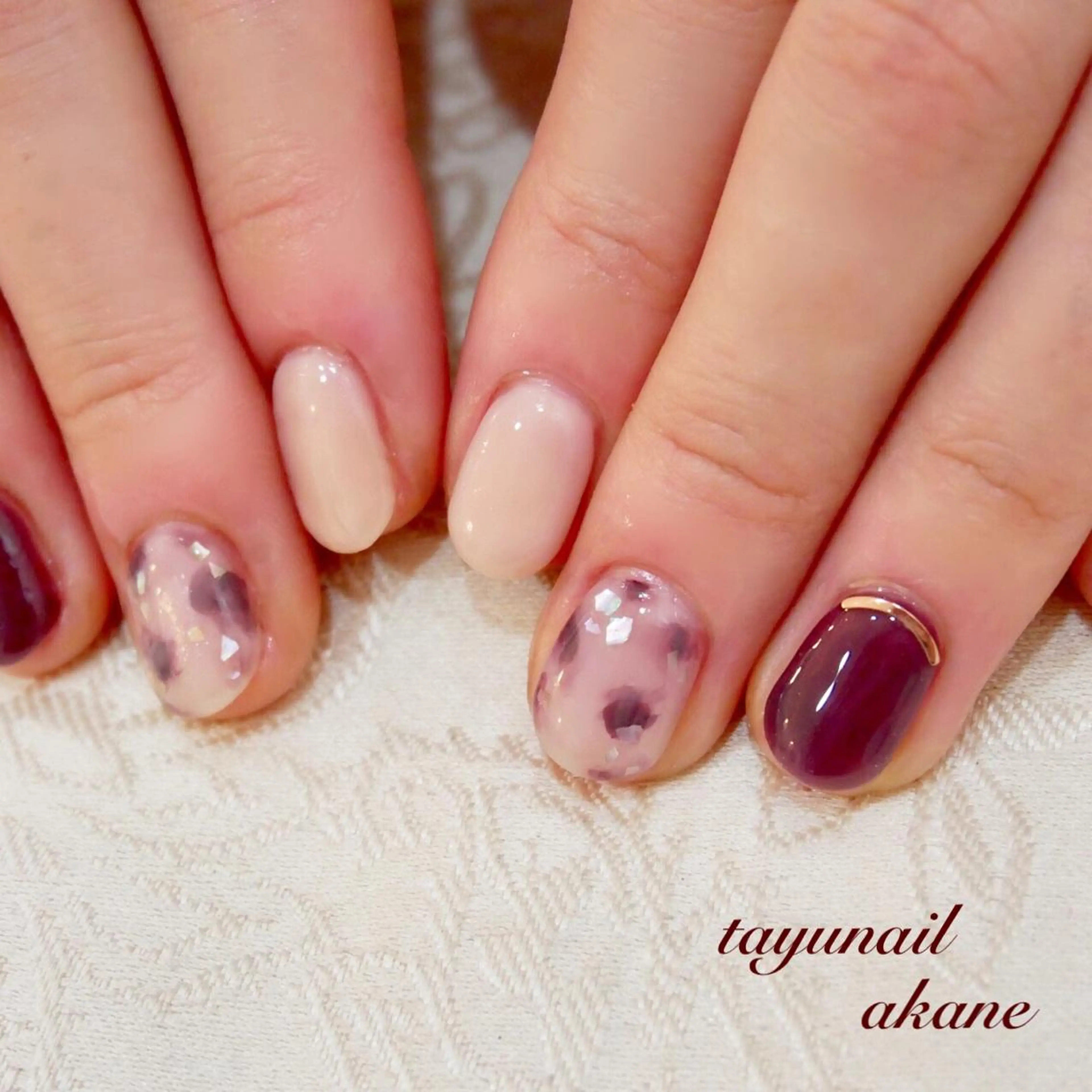 ネイル フットネイル ネイルサロン・ネイルスクール　たゆnail所属・ネイルサロン 【たゆnail】のネイルデザイン