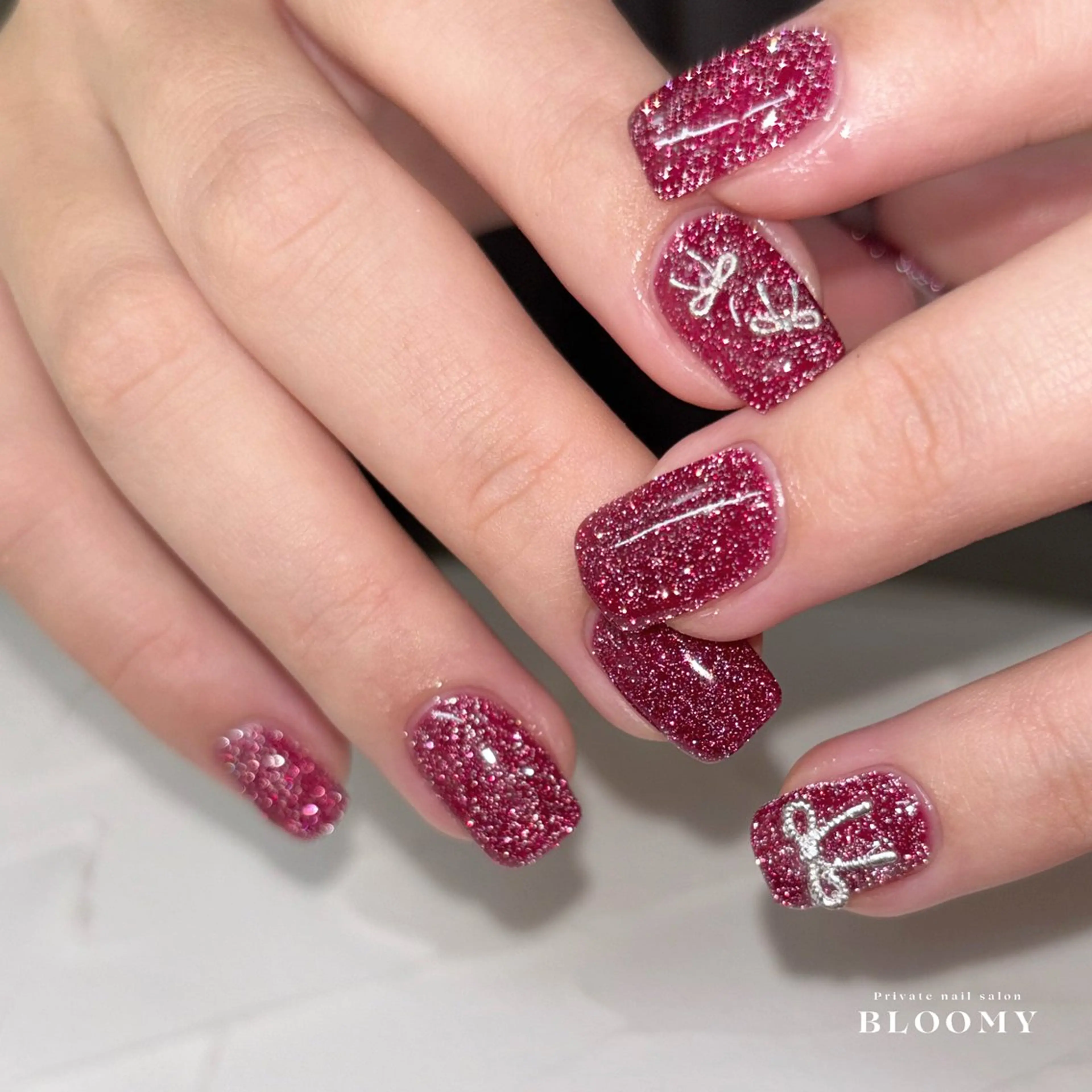 ネイル フラッシュネイル BLOOMY nailのネイルデザイン