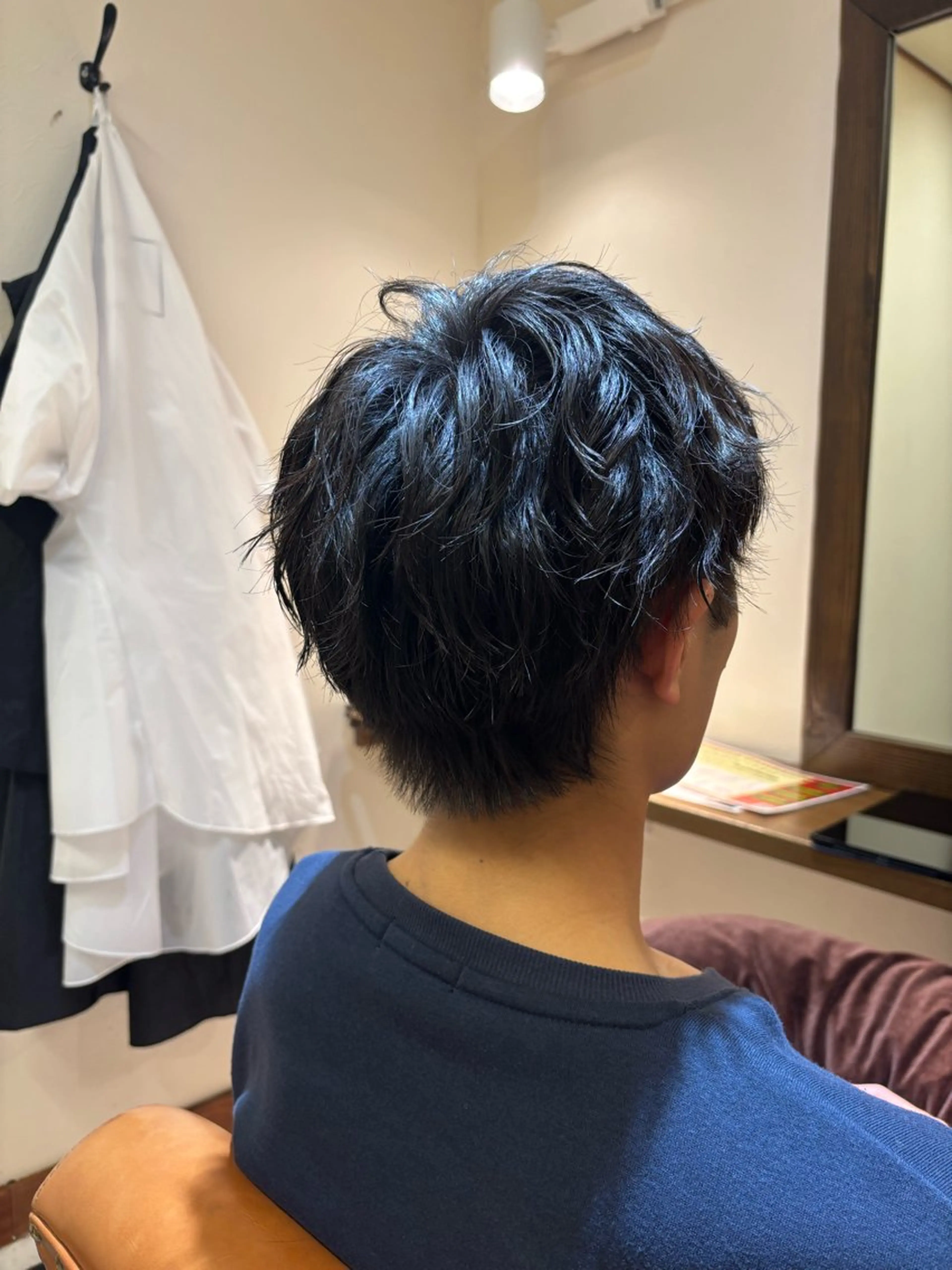 パーマ メンズ パーマ 脇坂 歩夢のヘアスタイル