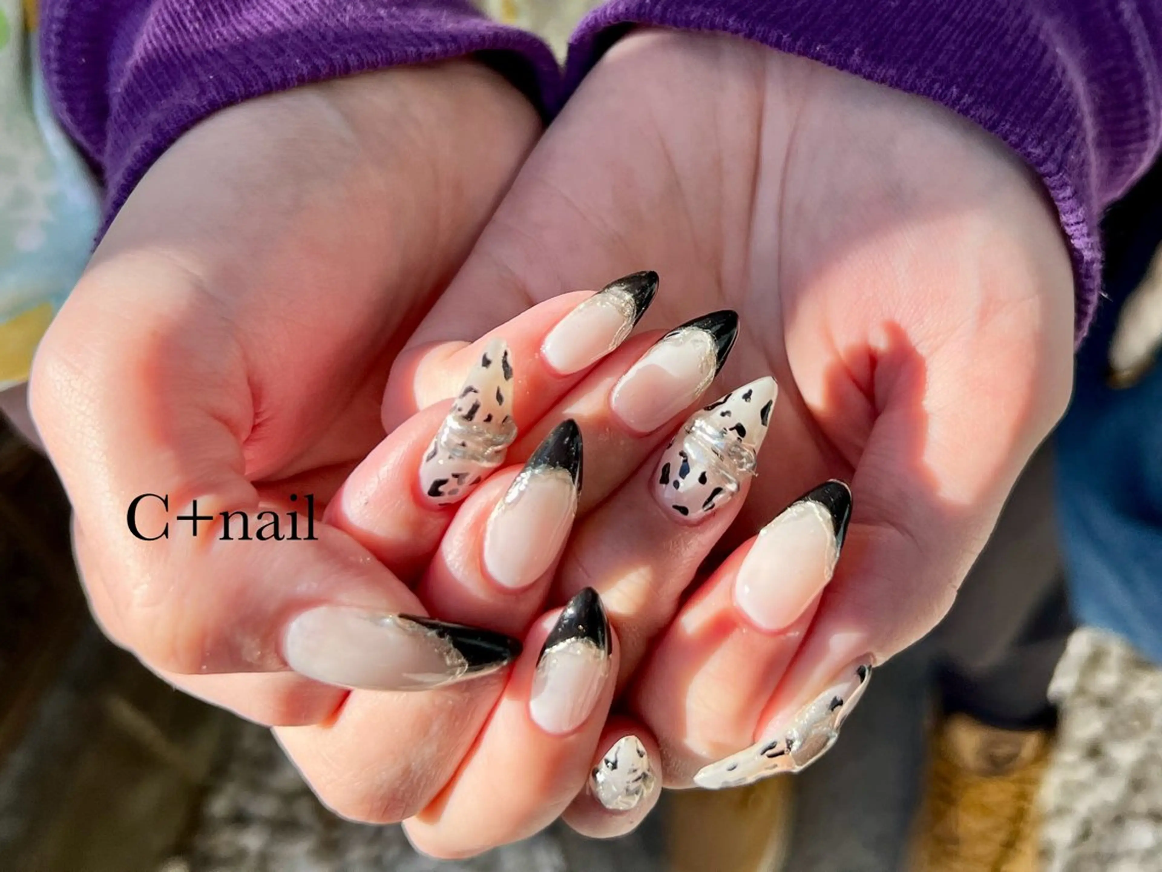 ネイル アニマル柄 ハンドネイル ✴︎ C+nailのネイルデザイン
