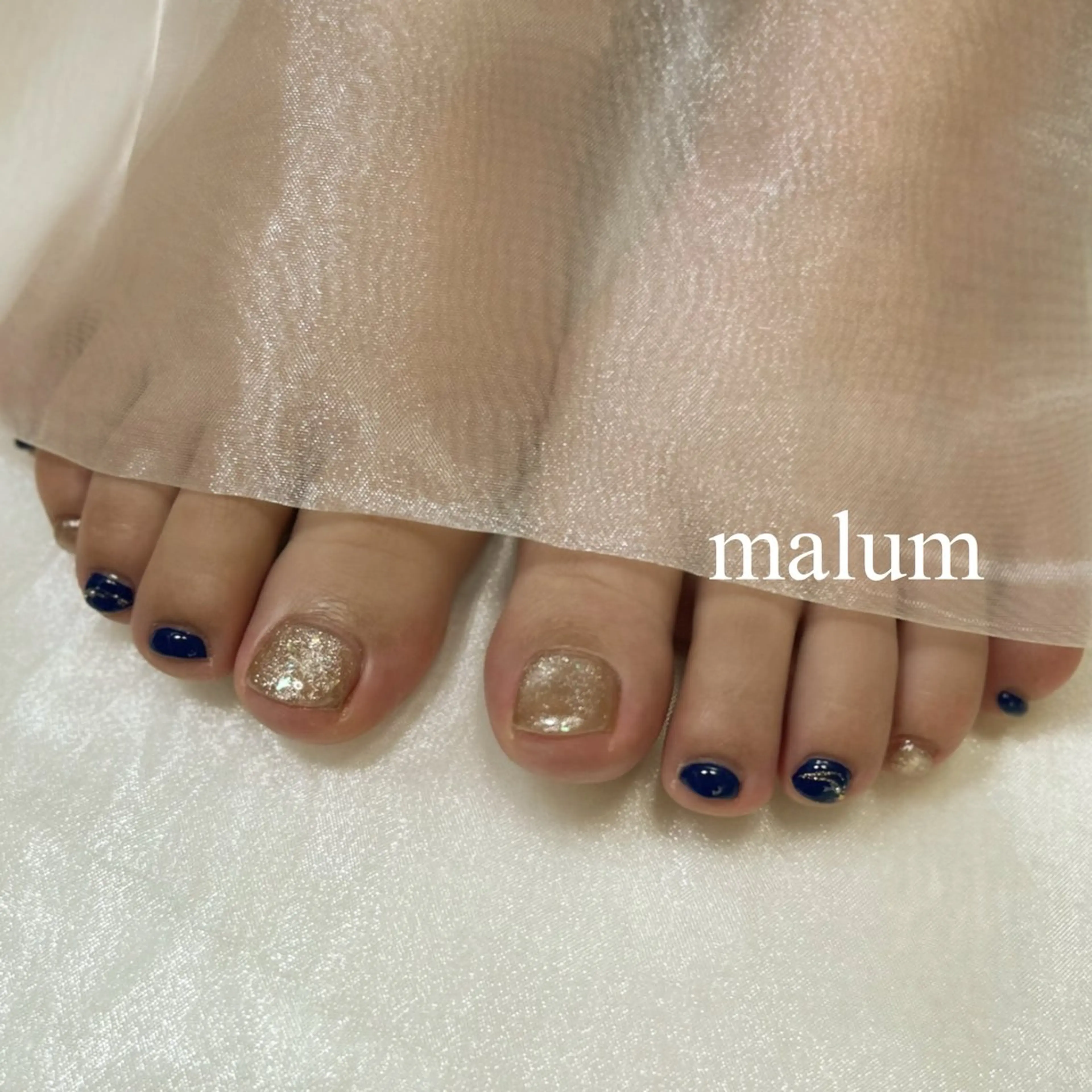 ネイル フットネイル malum nailのネイルデザイン