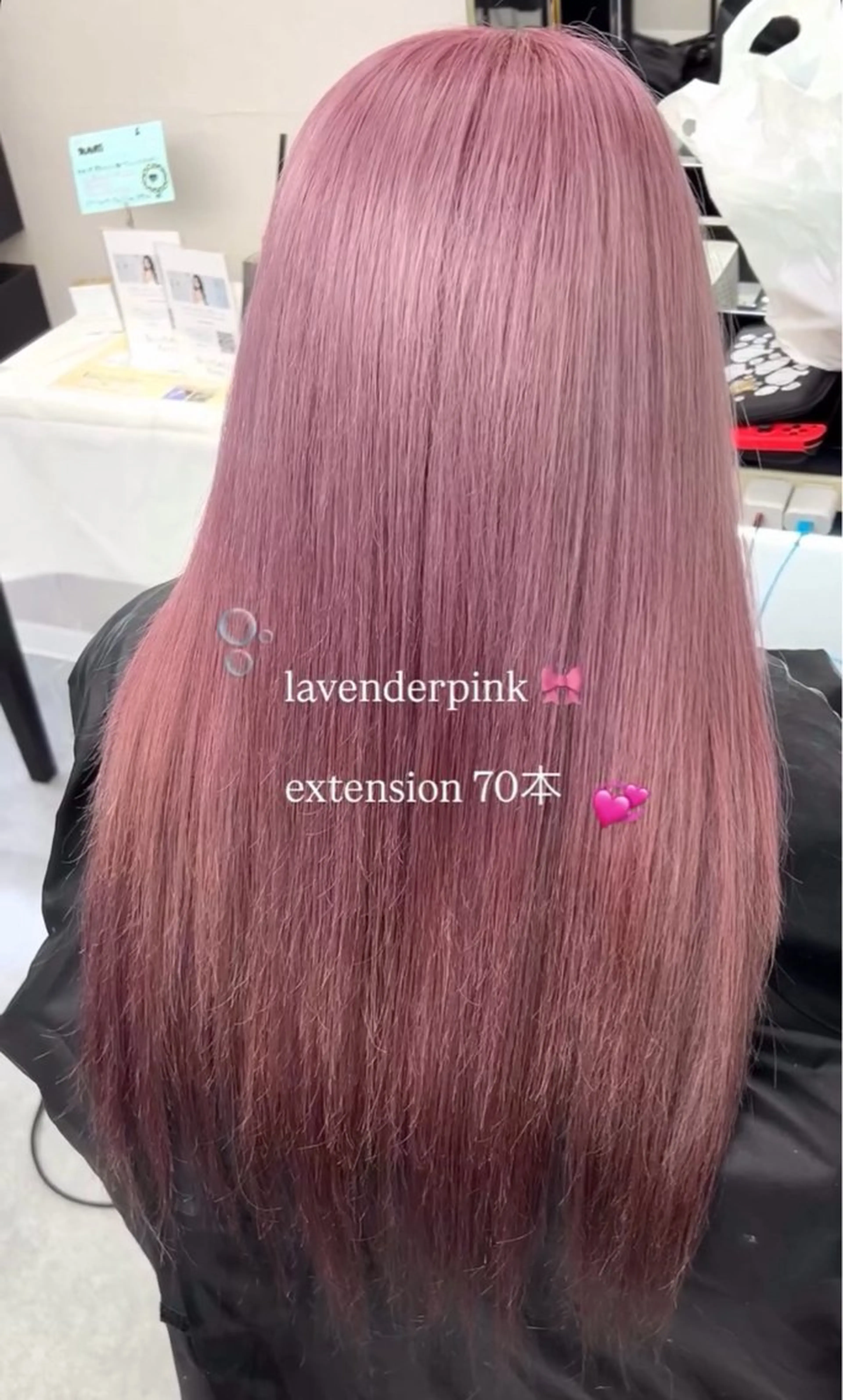 ロング カラー エクステ ロング ヘアカラー 🎀ハイトーン. 難波.RISA🎀のヘアスタイル