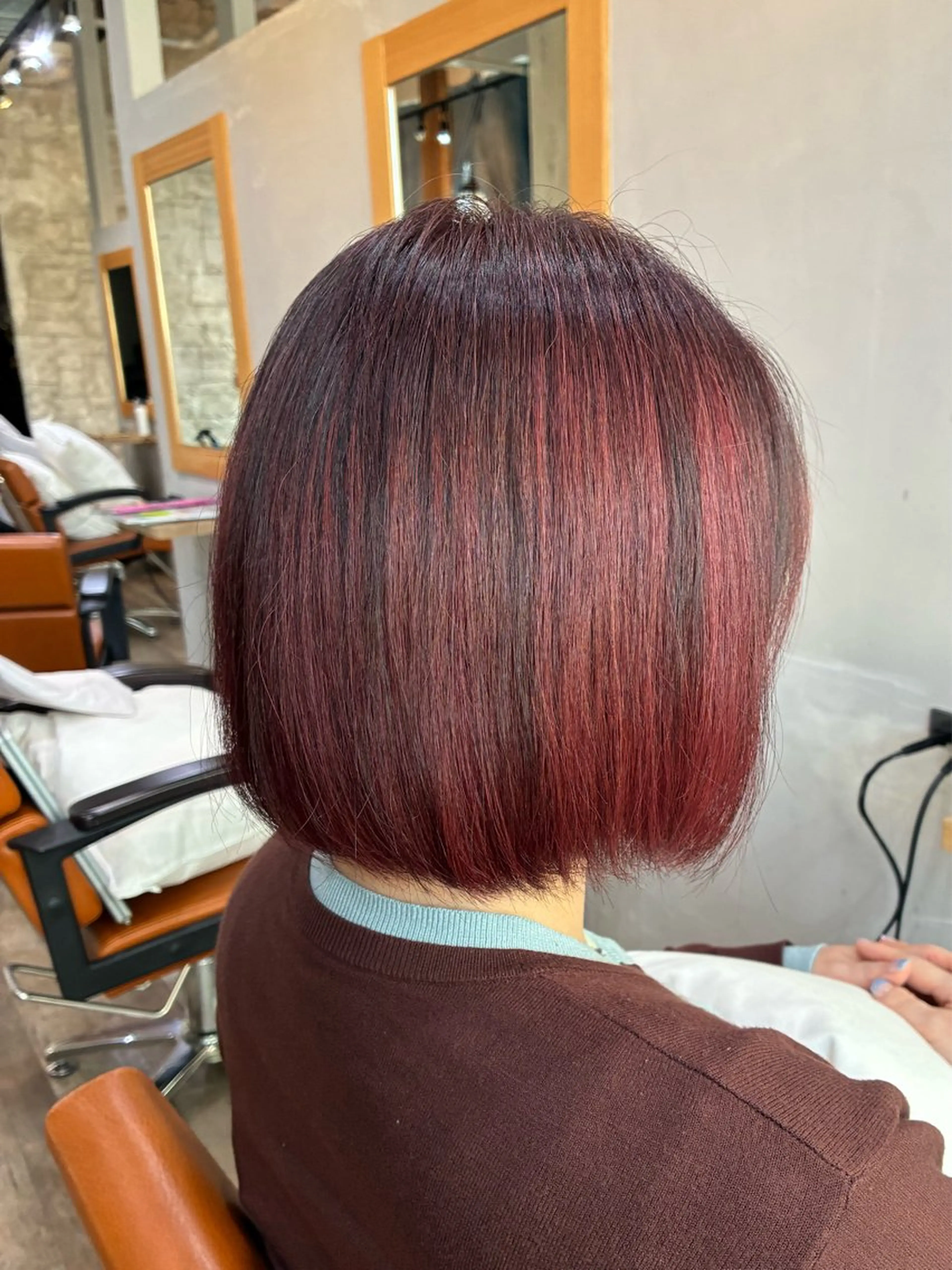 カラー ピンクカラー ヘアカラー お褒めの口コミ多数✨ 美髪カラー/浦本冴絵のヘアスタイル