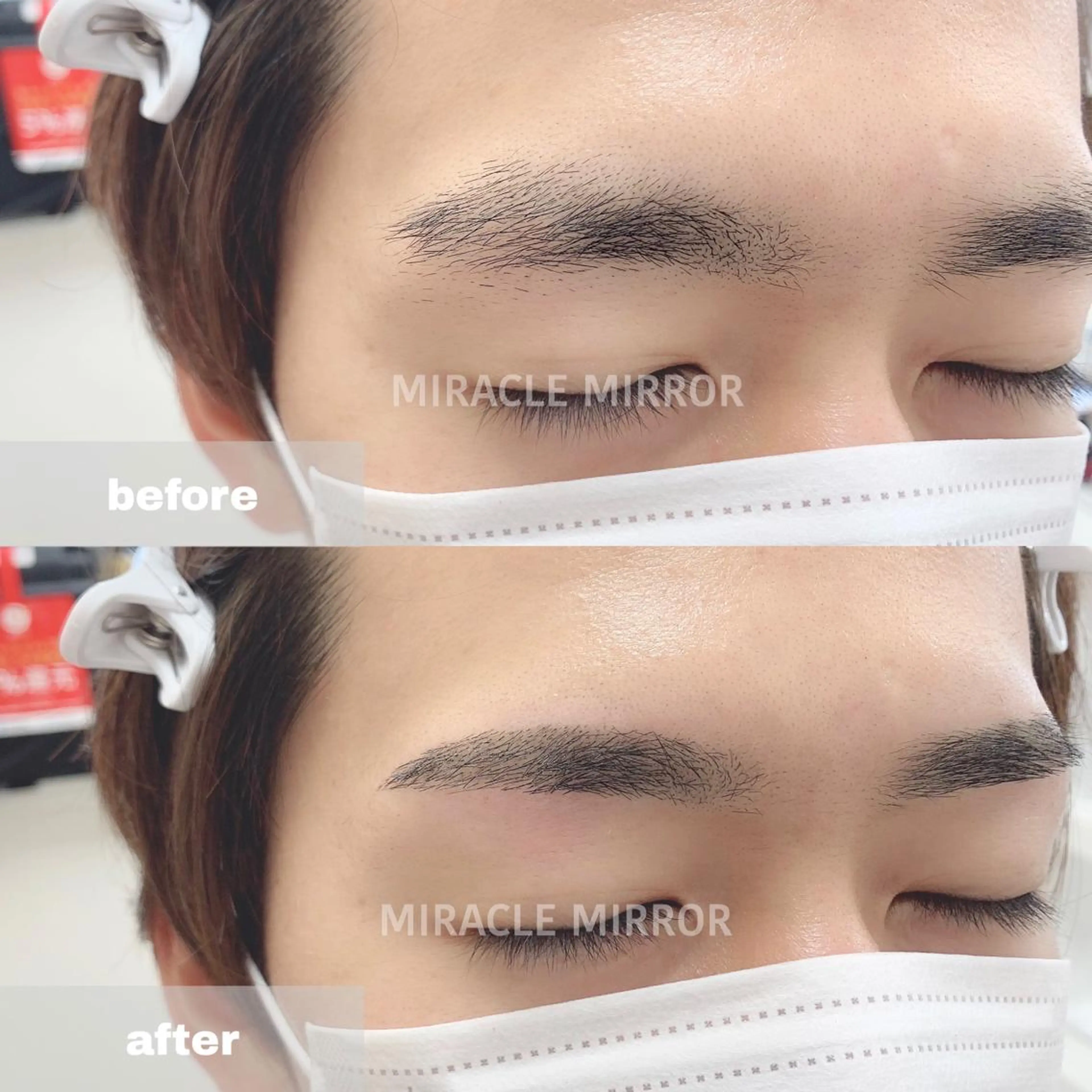 メンズ ミラクル ミラーのマツエク・マツパデザイン