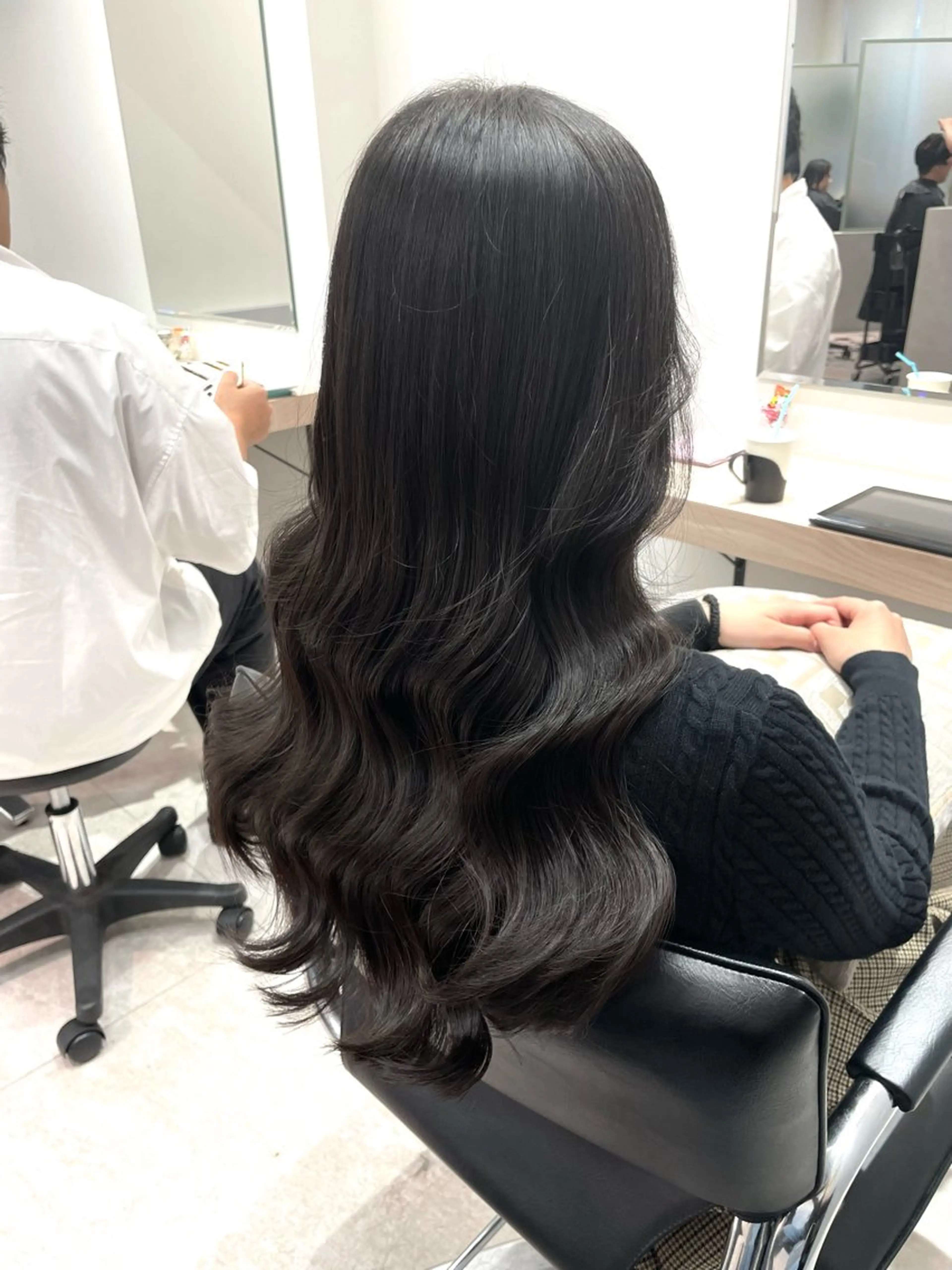 ロング カット Jr.stylist 彩乃のヘアスタイル