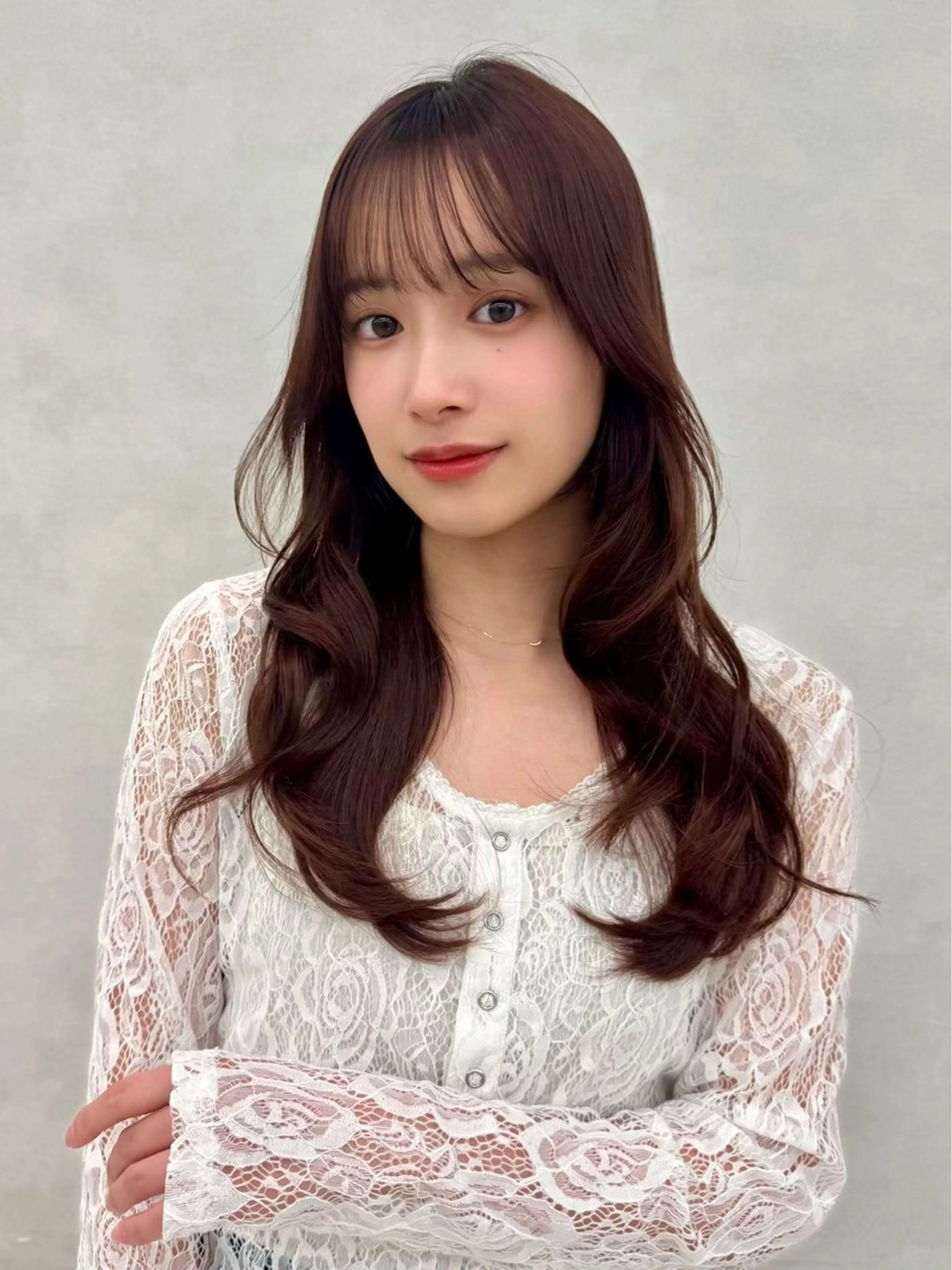 ロング 顔周り🇰🇷韓国 レイヤー/いづみ💞のヘアスタイル