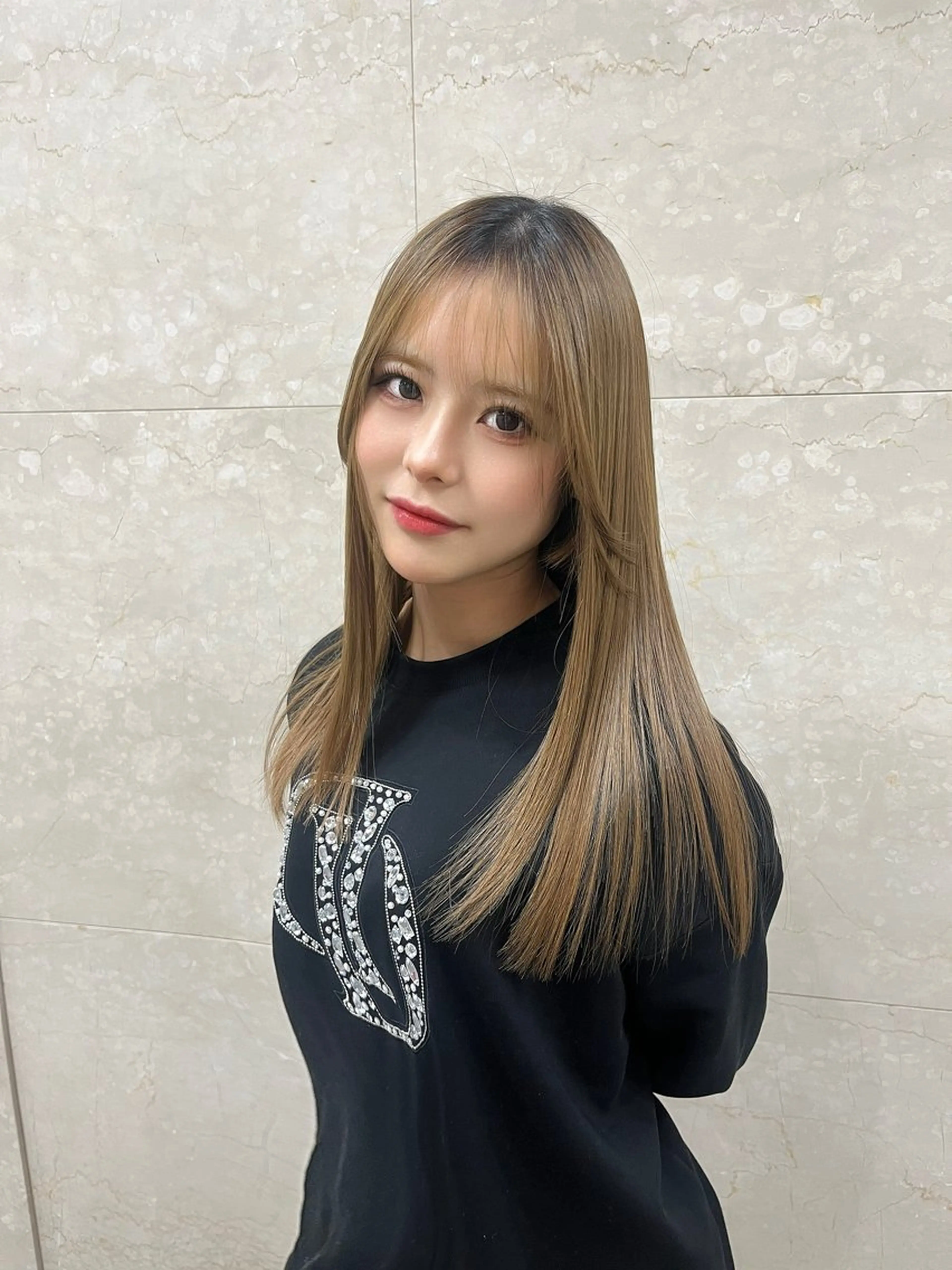 セミロング 髪質改善 韓国風ヘア トリートメント 拓斗/天神/ メンズカット👑のヘアスタイル