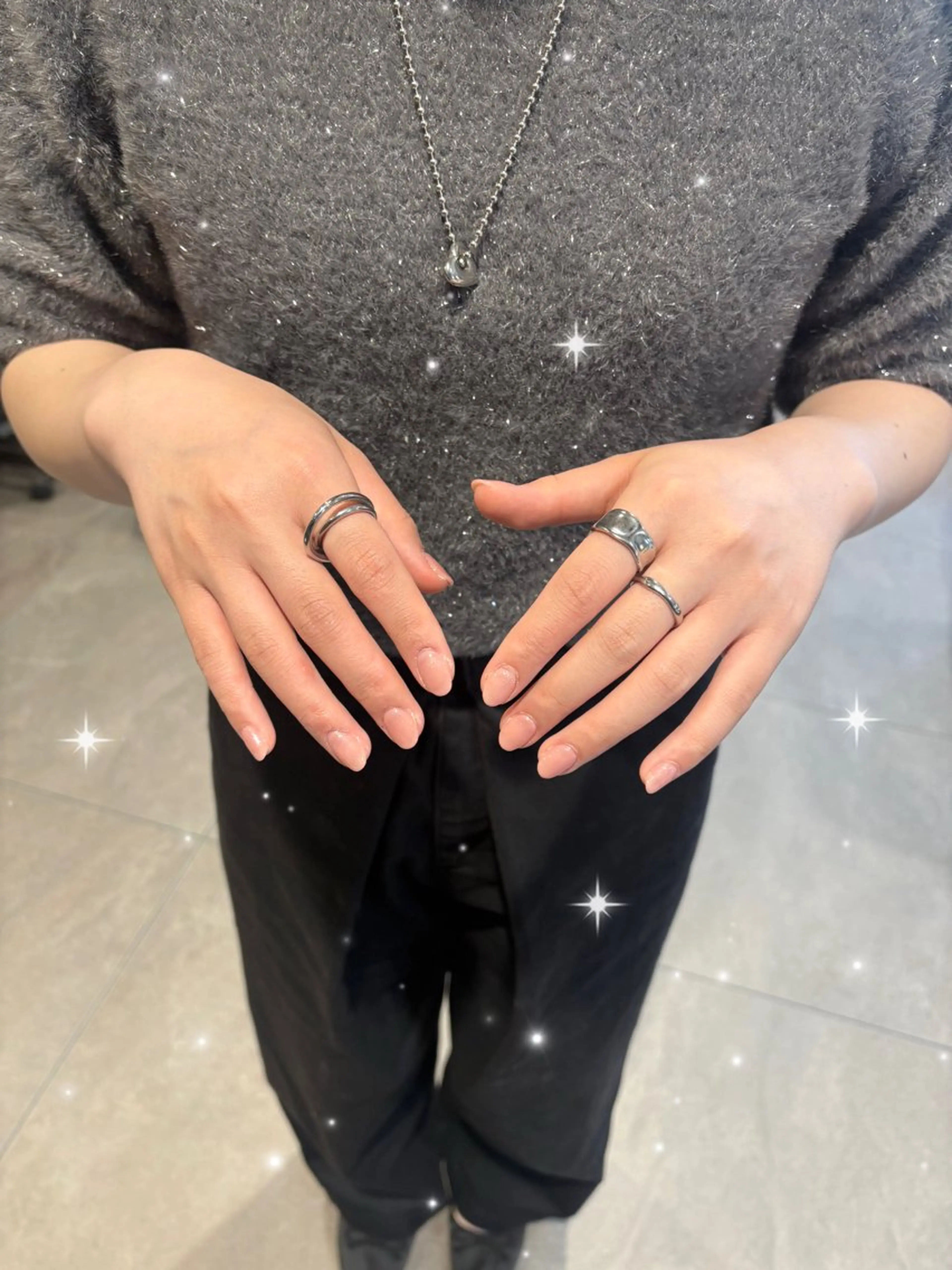 ネイル オフィスネイル シンプルネイル 🎀RinRin🎀 Nail💅二子玉川のネイルデザイン