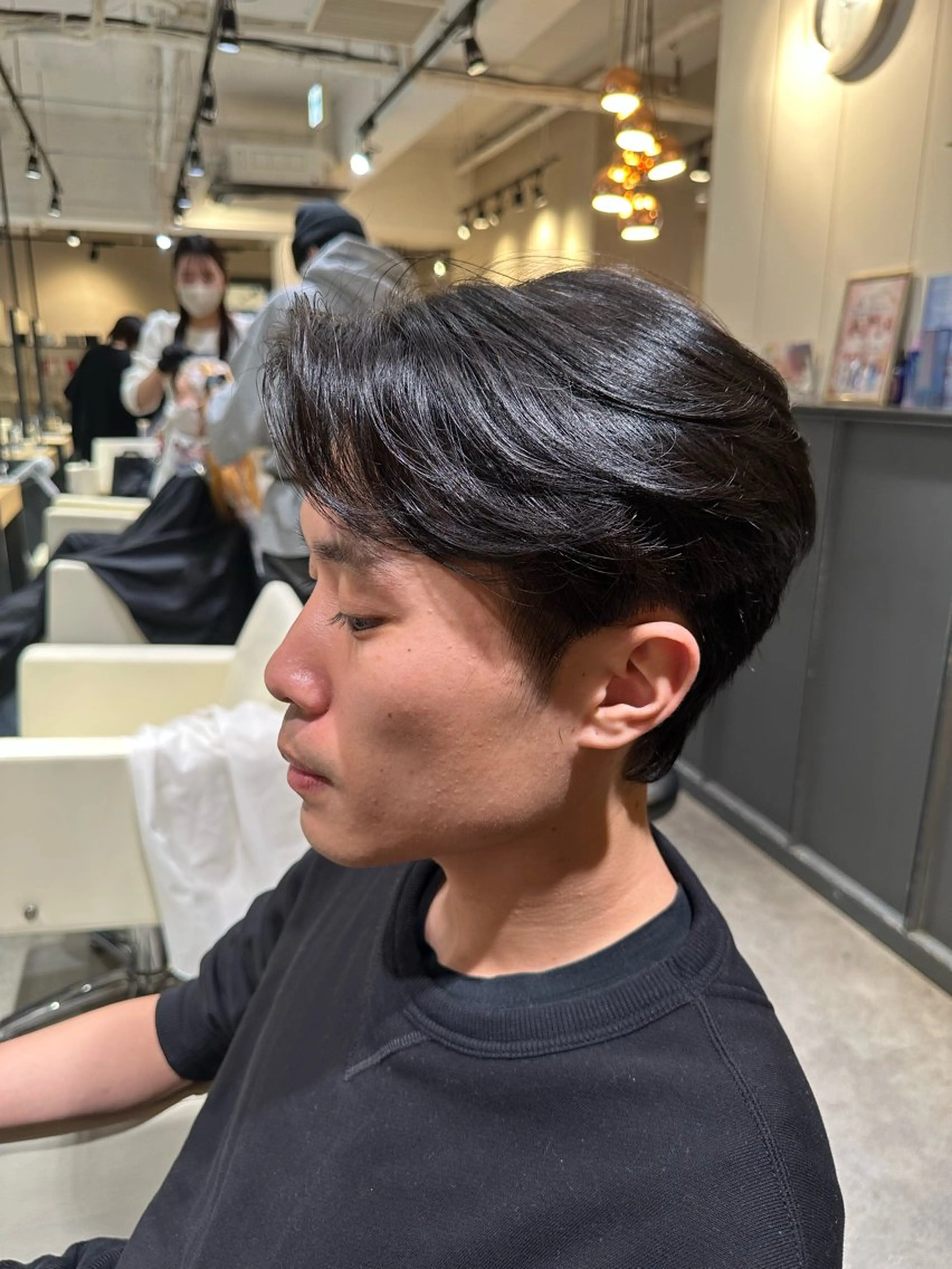 メンズ センターパート メンズ特化美容師/ 廣瀬勇斗のヘアスタイル