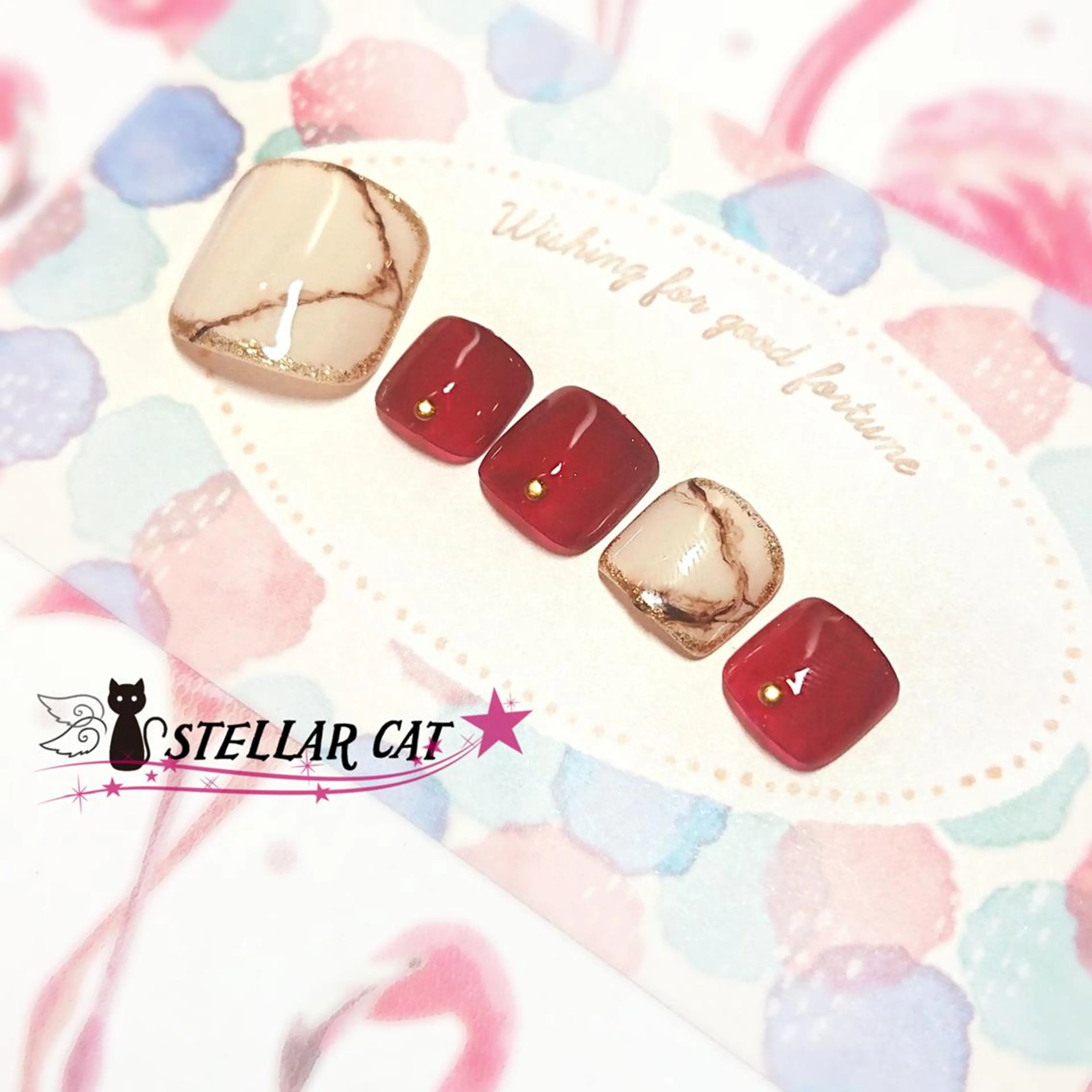 ネイル ショートネイル専門 StellarCatのネイルデザイン