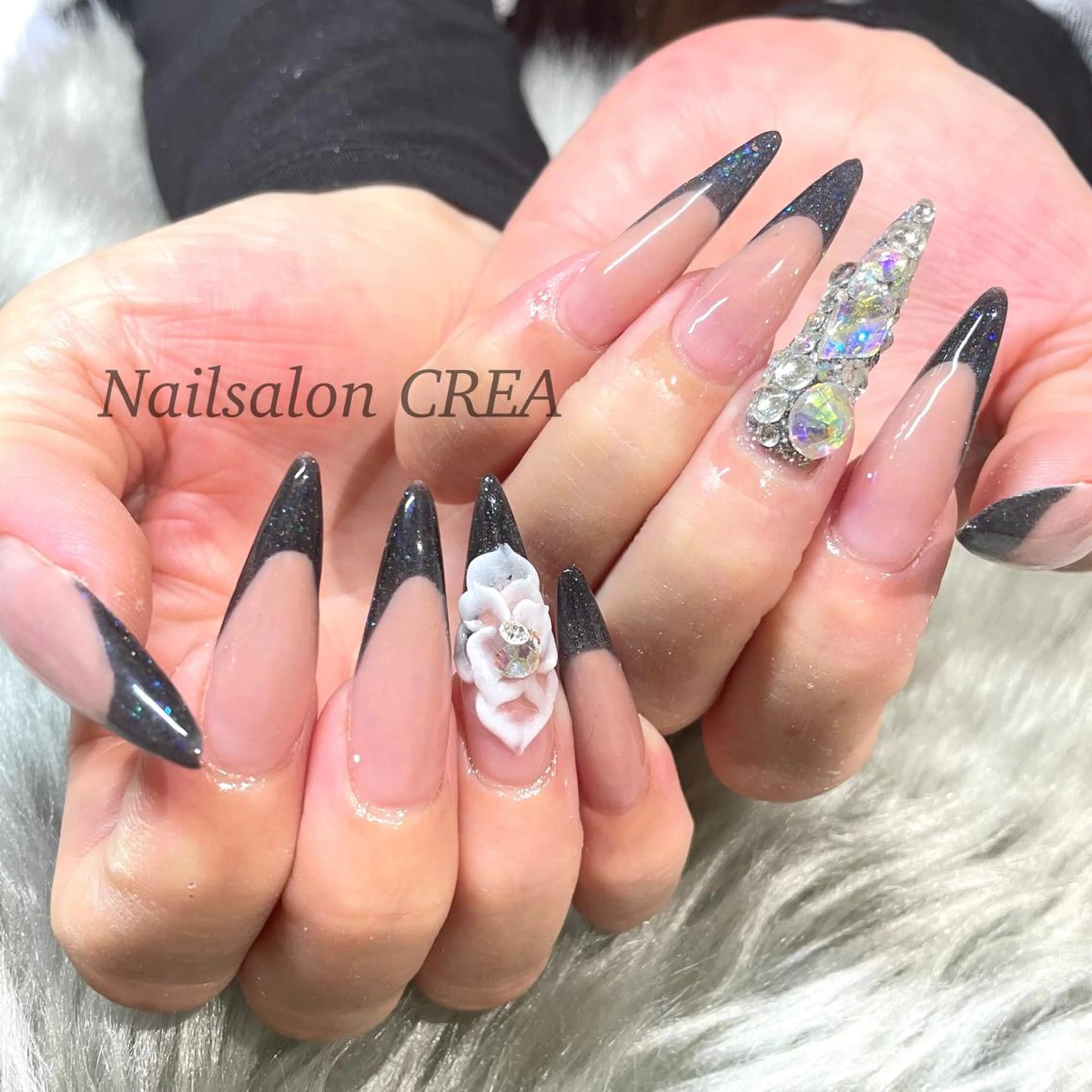 ネイル おそろいネイル ハンドネイル NailSalon CREAのネイルデザイン