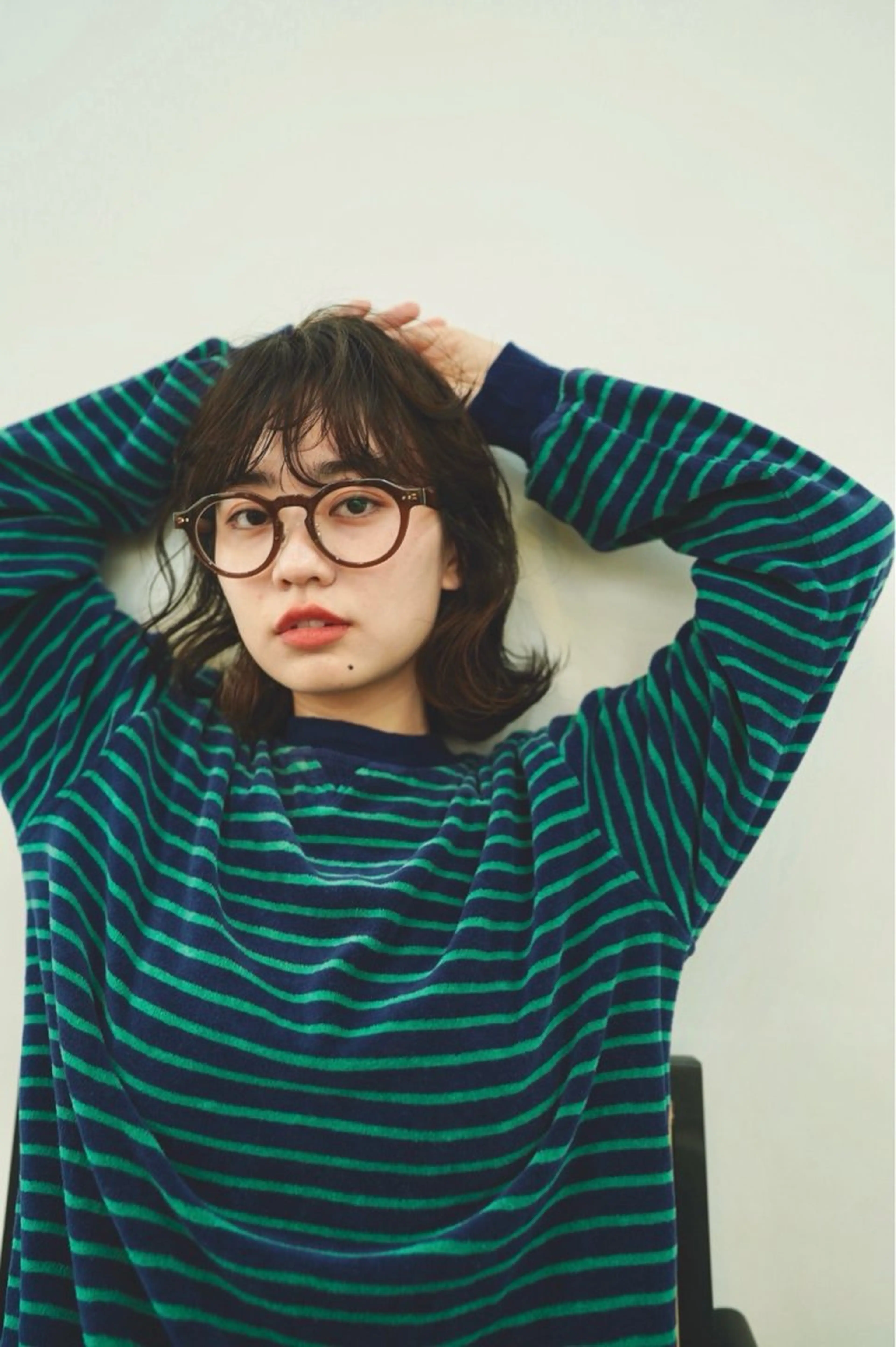 ミディアム カラー パーマ ミディアムパーマ カット パーマ OLSEN D.B.A BALLOON HAIR所属・表参道OLSEN✂︎ nanamiのヘアスタイル