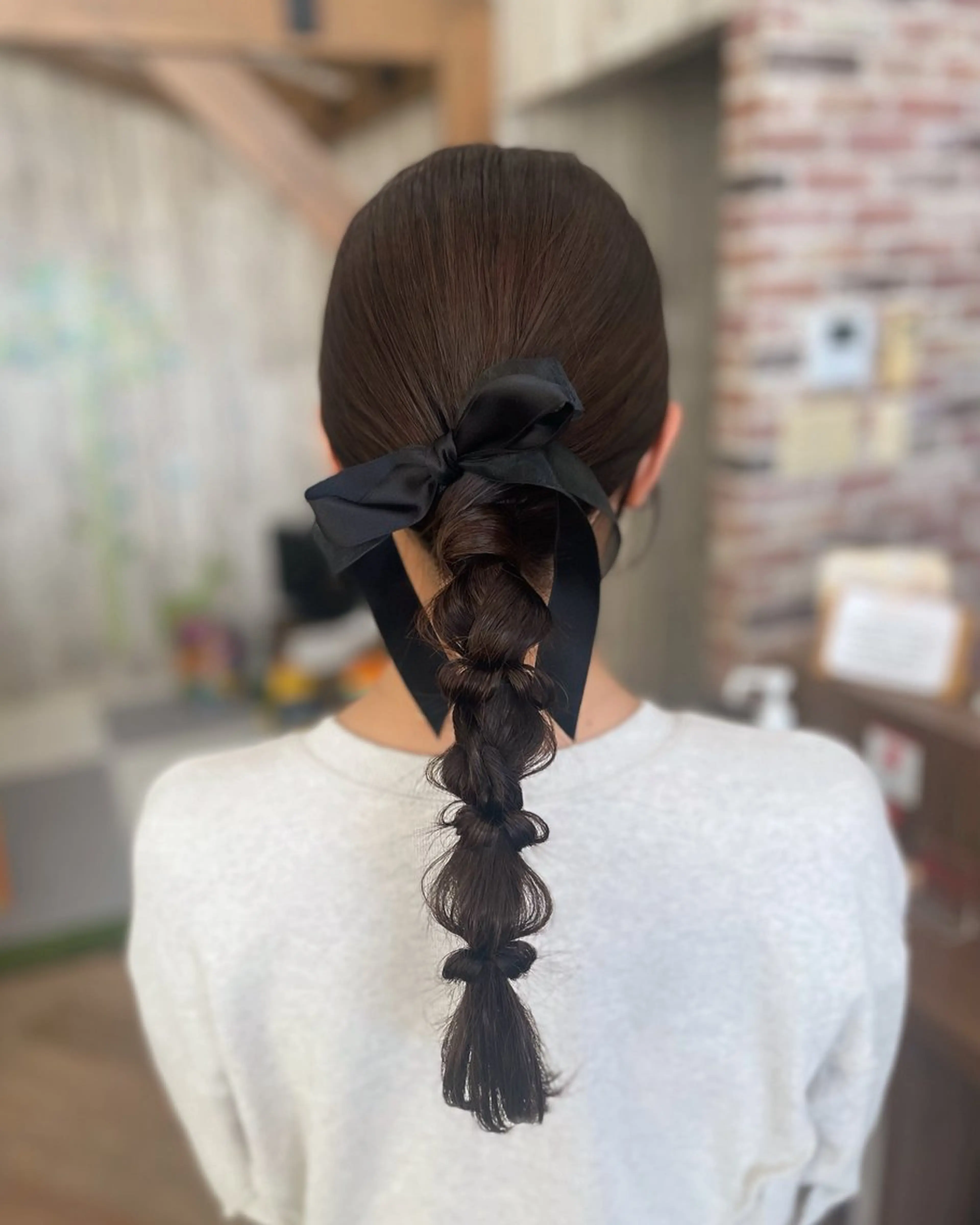 ロング シミズ カエデ🍁のヘアスタイル