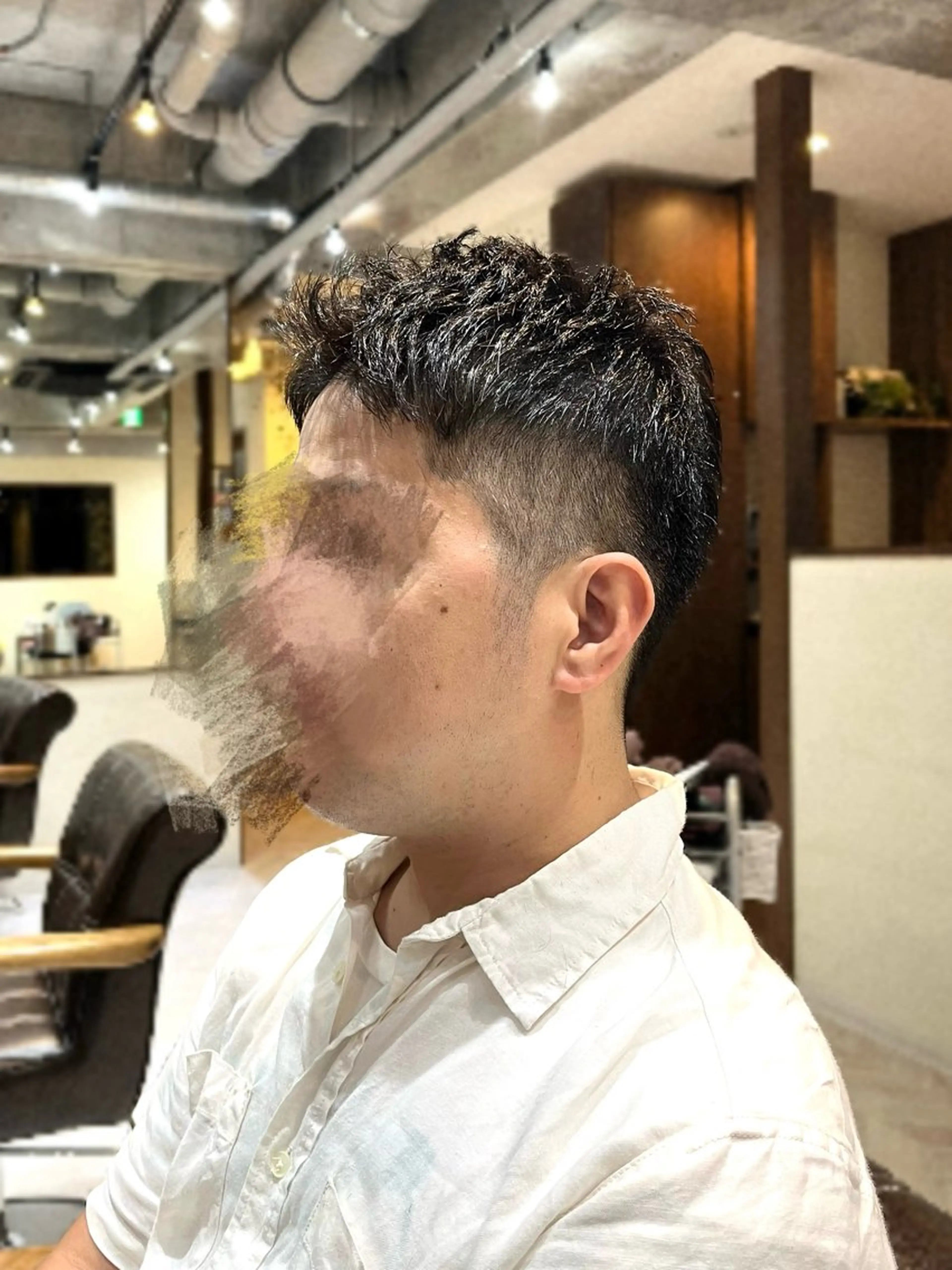 ショート メンズ モヒカン メンズショート ソフトモヒカン ツーブロック 刈り上げ mizo /ケアカラー/登戸のヘアスタイル