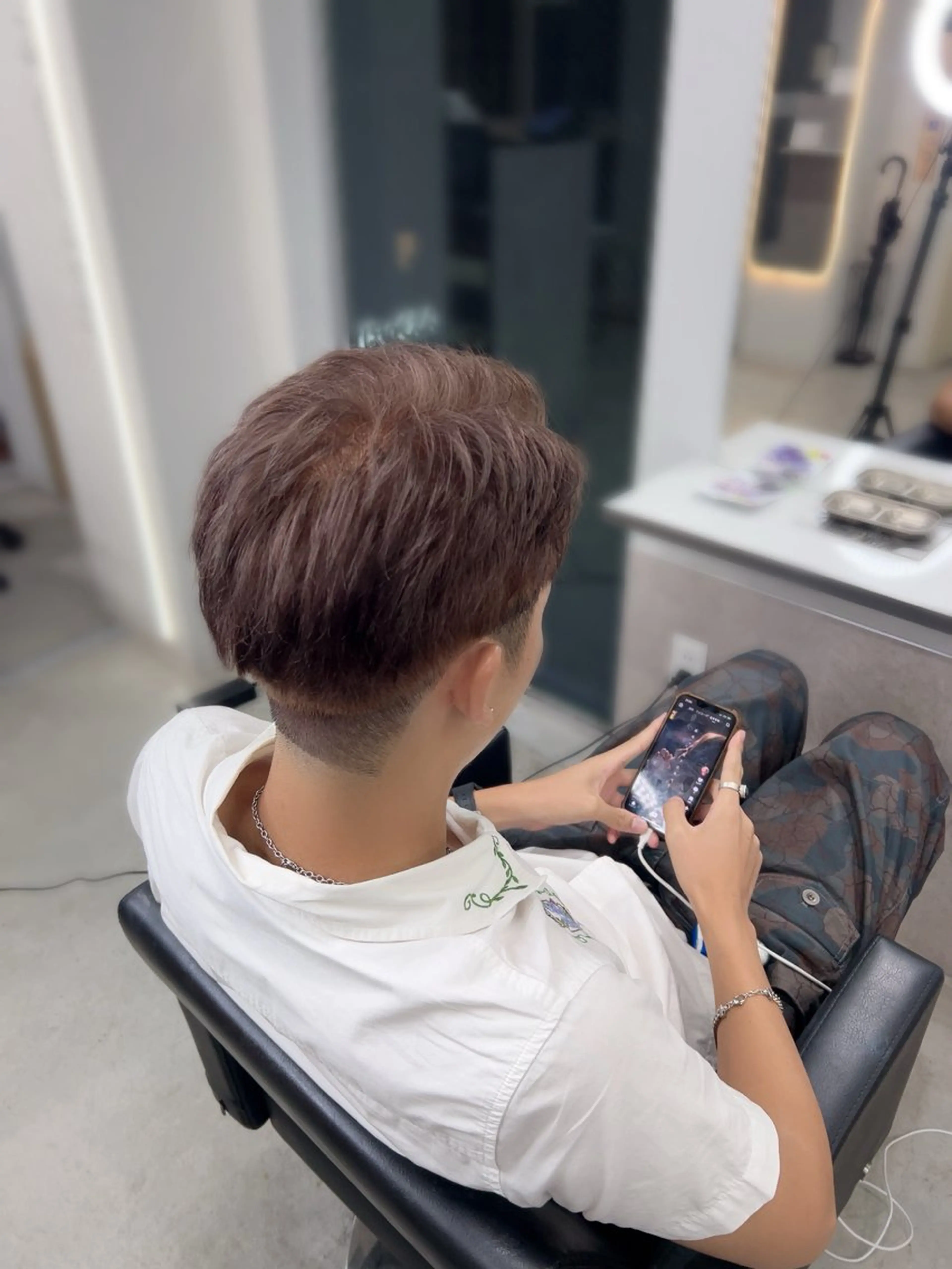 カラー ヘアカラー GiseL さあや博多ハイトーンのヘアスタイル