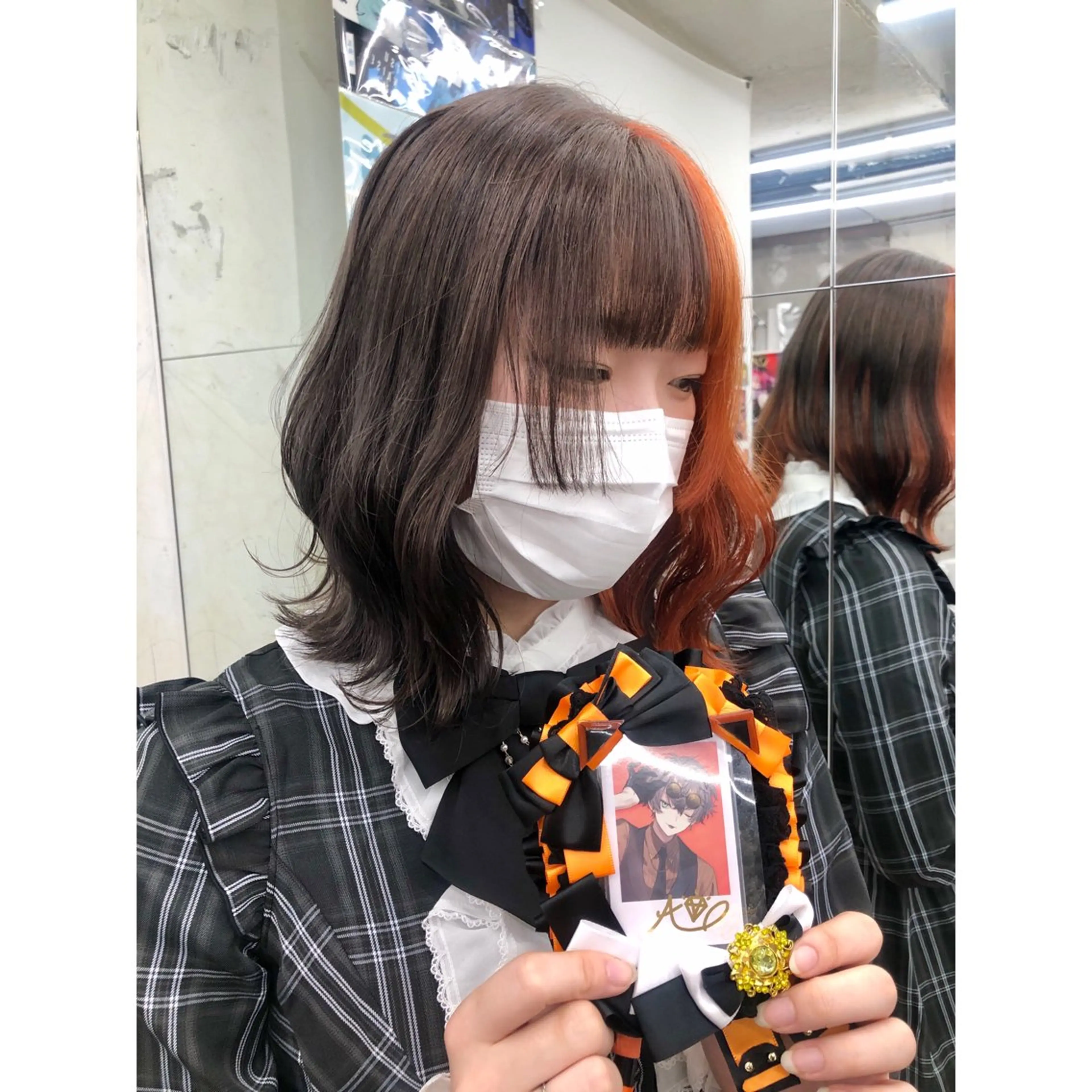 ミディアム カラー 推しカラー✨ オタク美容師ユウカのヘアスタイル