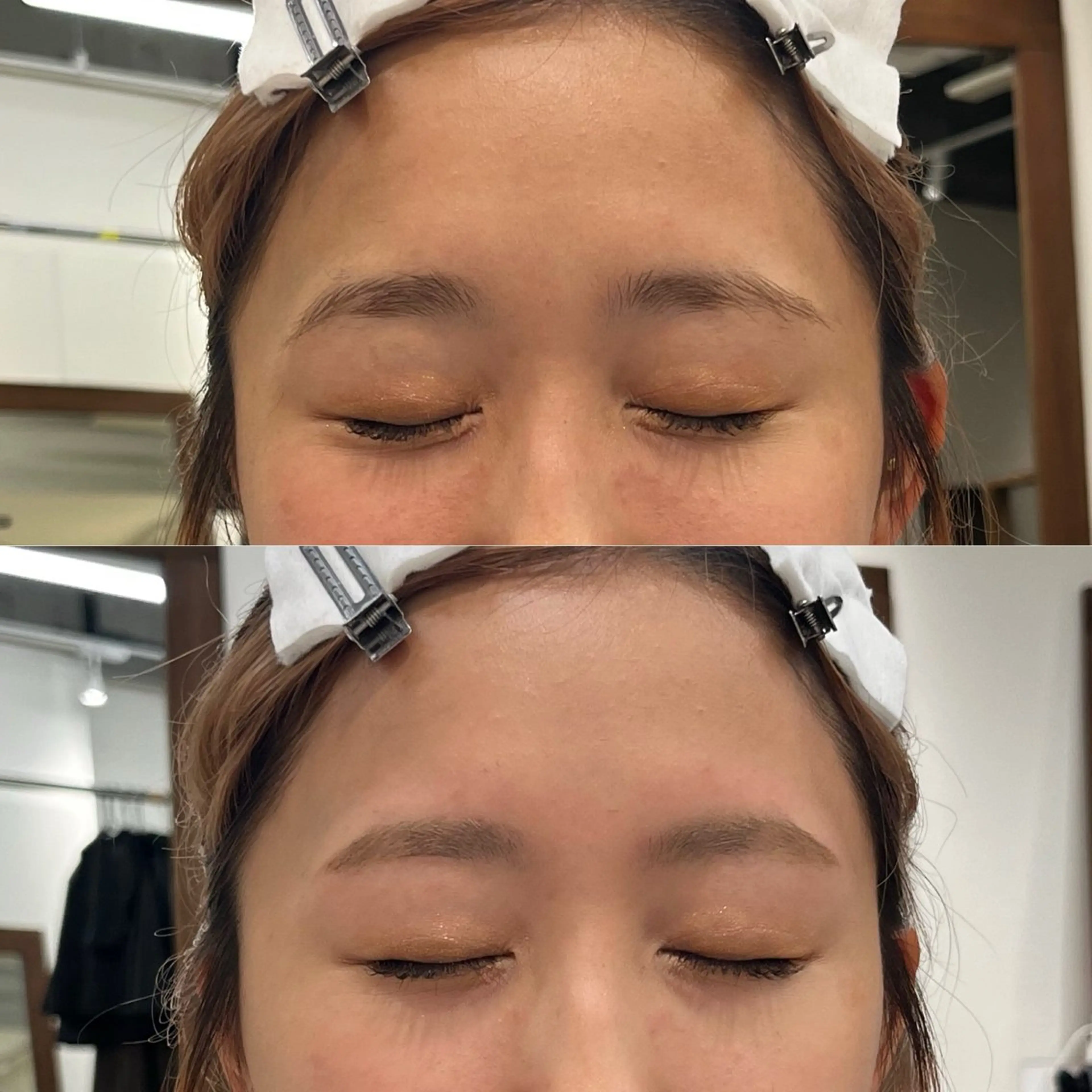 アイブロウ 眉毛ワックス脱毛 ワックス脱毛 眉カット ボブ/インナーカラー /眉毛/Miyuのヘアスタイル