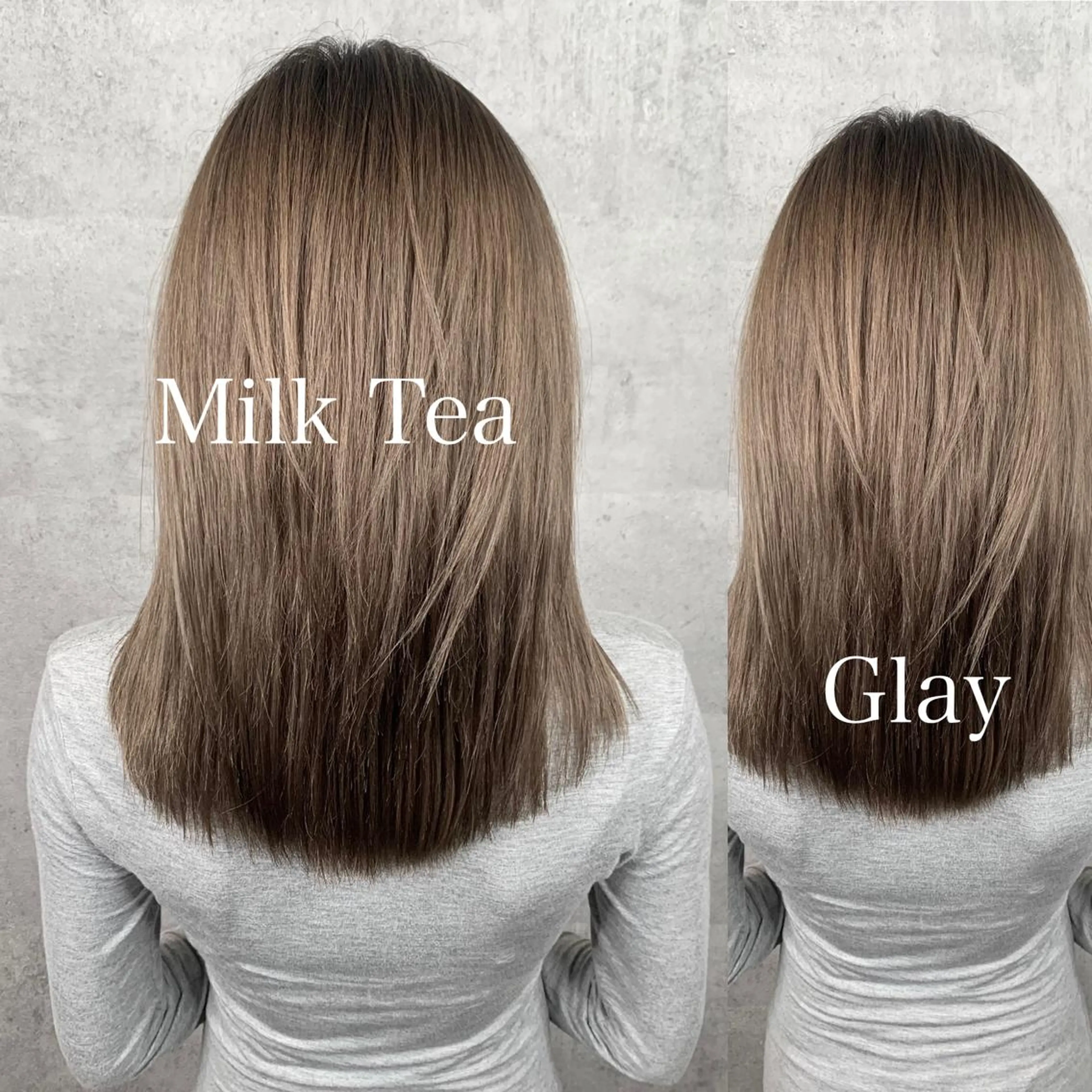 セミロング mimiiy梅田 中崎町ハイトーンのヘアスタイル