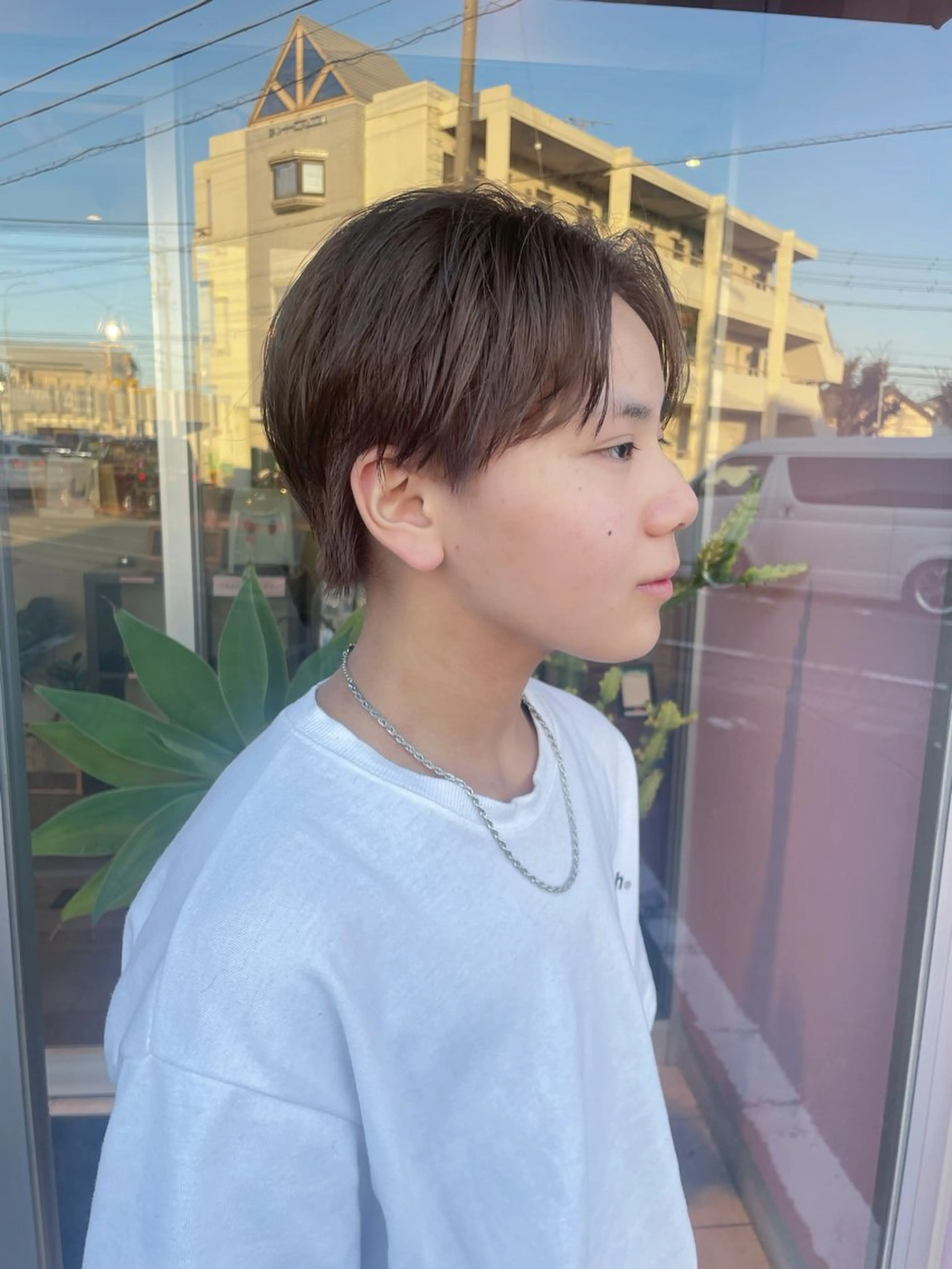 カラー メンズ ひなた 艶カラー/渋谷のヘアスタイル