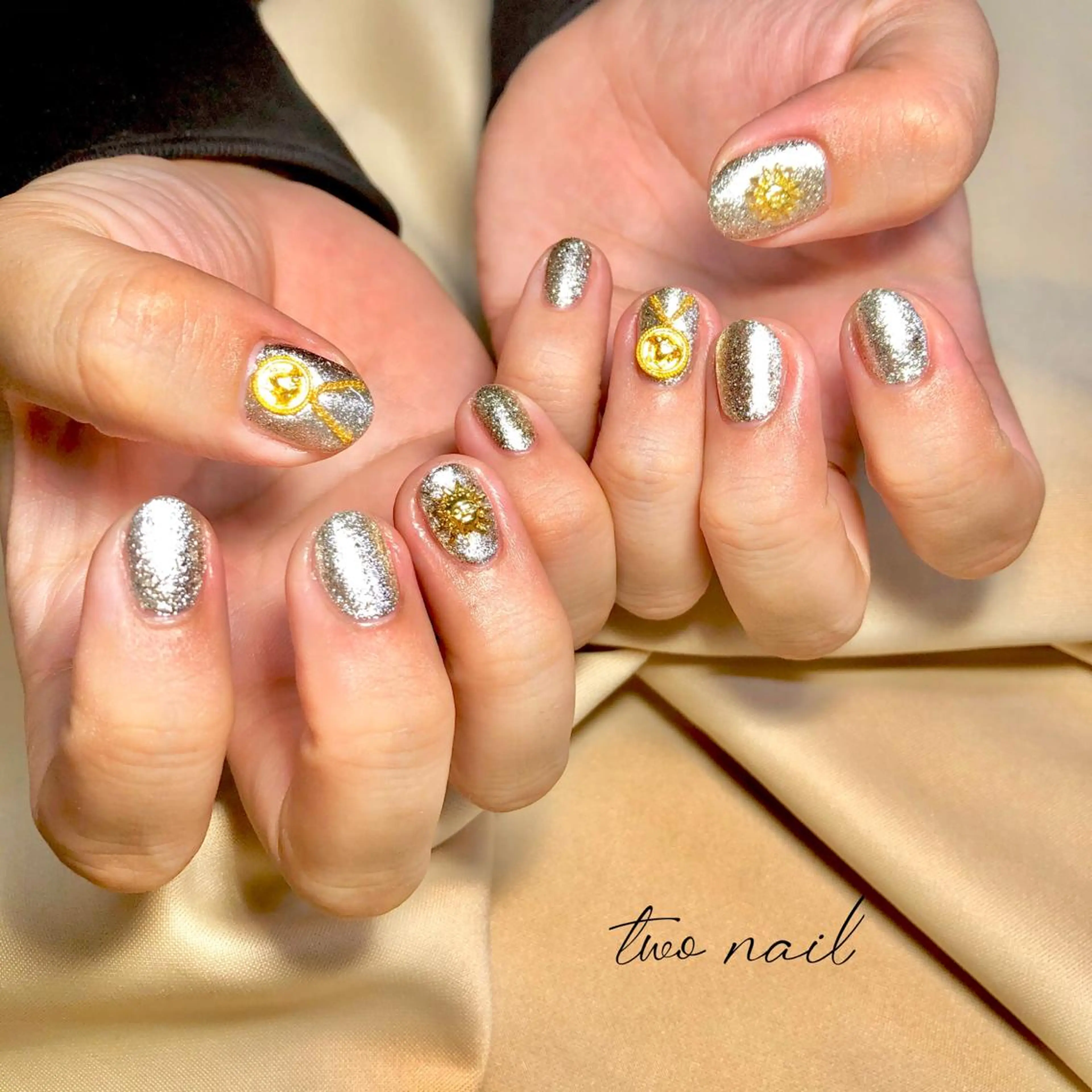 ネイル アートネイル フットネイル ハート ニュアンスネイル ホワイト ハンドネイル two nailのネイルデザイン