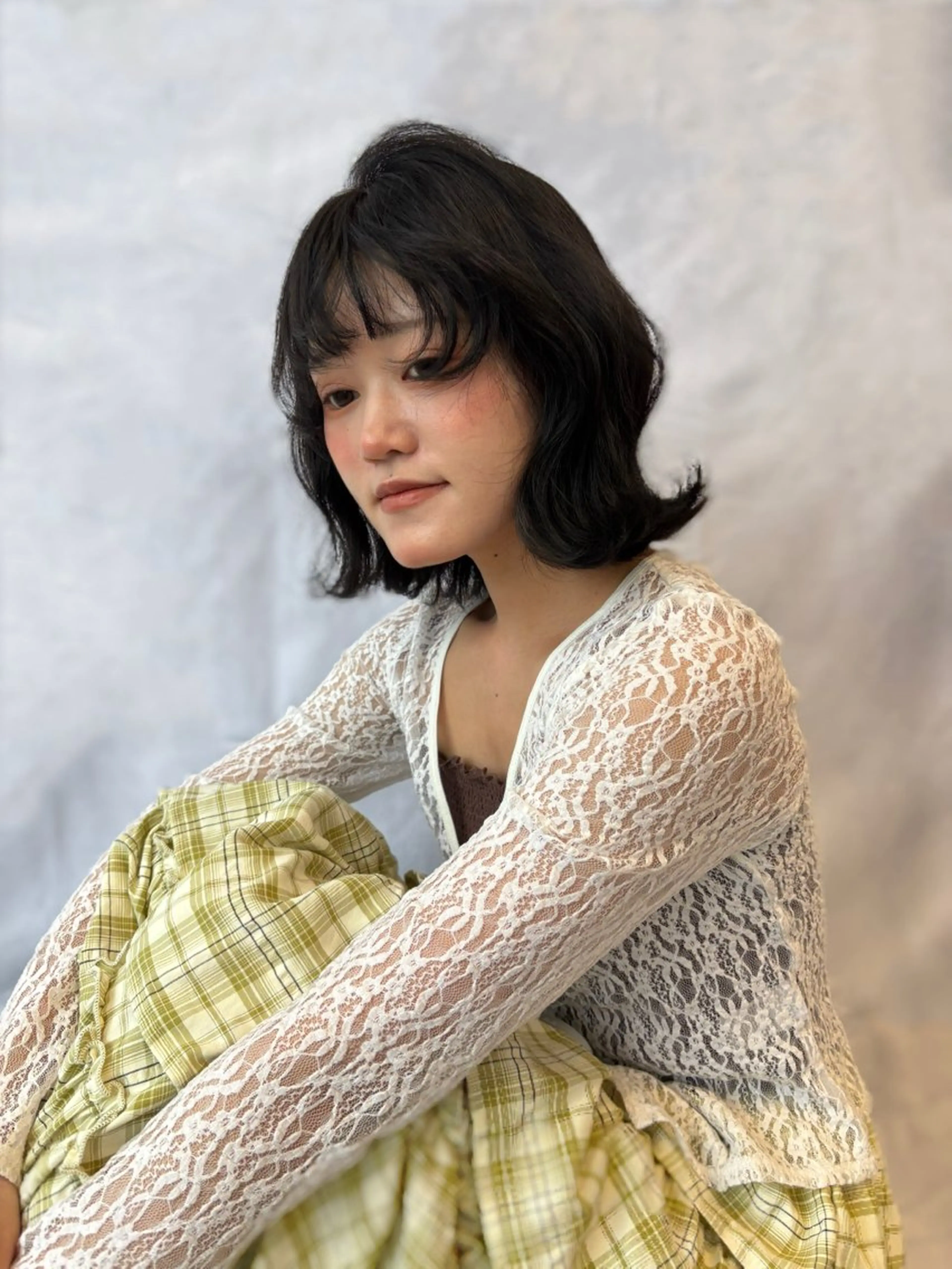 🥯 カット + ワンカラー + Aujua 4step トリートメント 🌿の写真