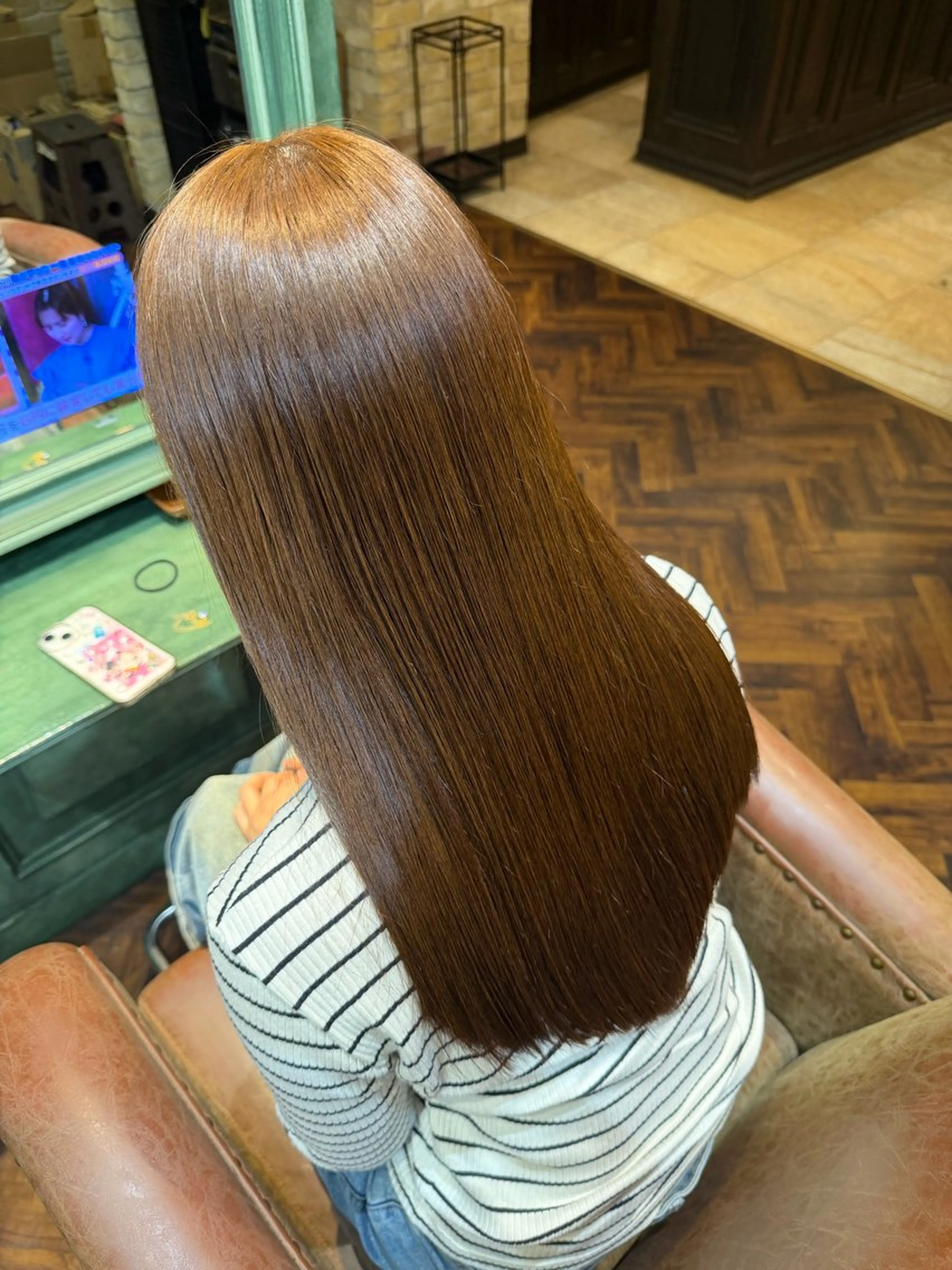 ロング カット ヘアカラー Monan 新宿所属・ケイジ✨透明感 /艶カラー✨のヘアスタイル