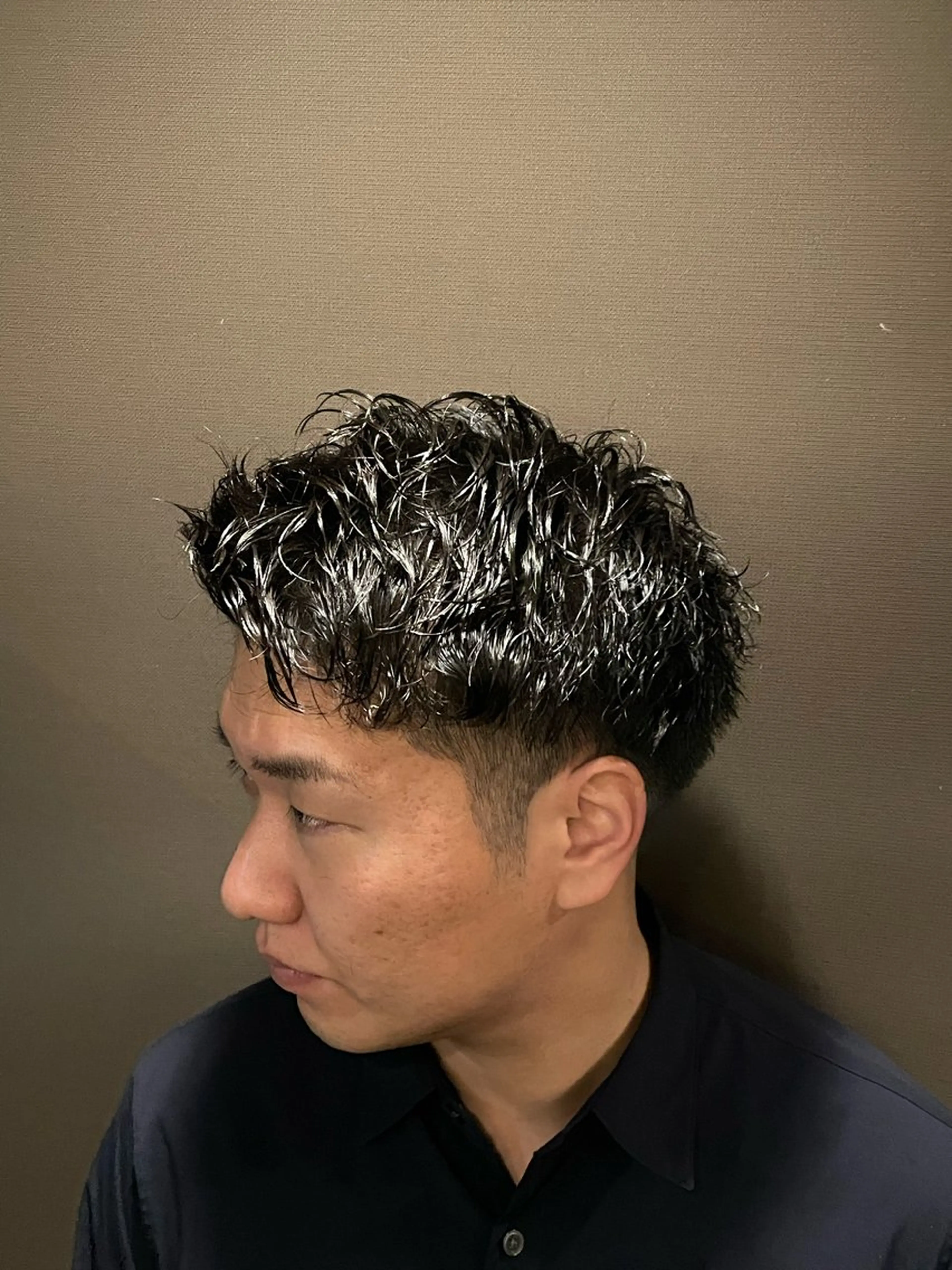 ショート パーマ barber shopのヘアスタイル