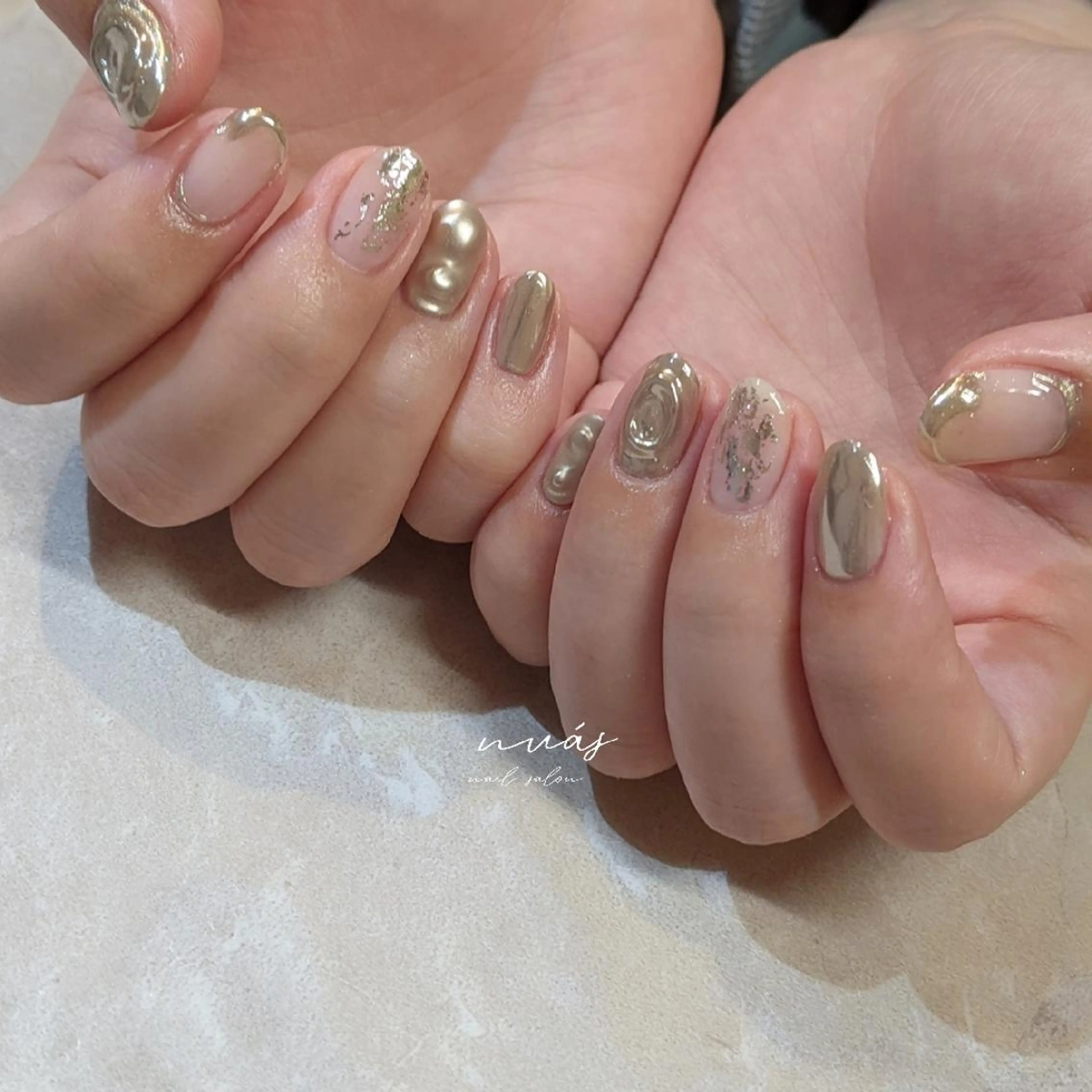 ネイル ハンドネイル nuás nail & eyeのネイルデザイン