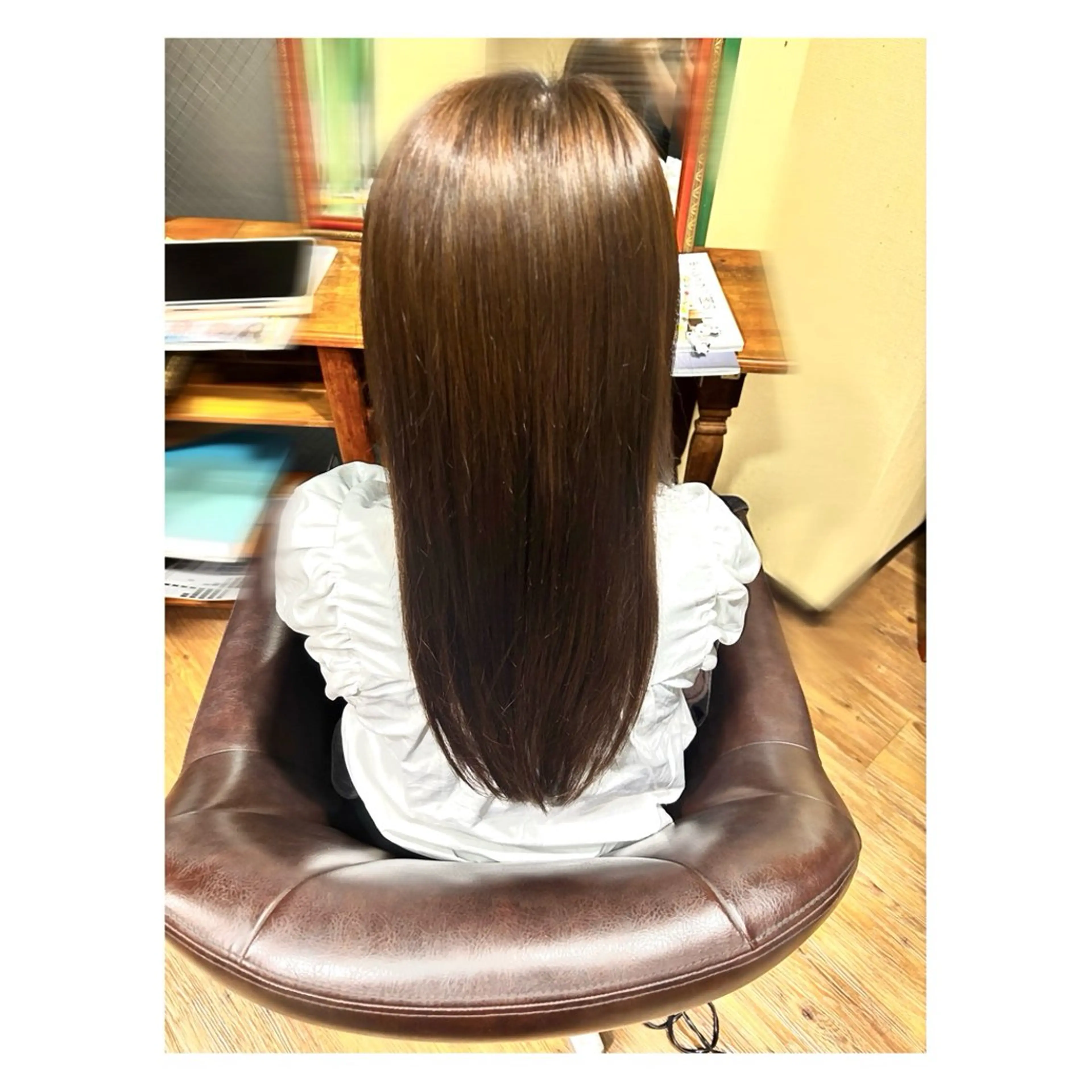 ロング 縮毛矯正 トリートメント cmake所属・. kanokoのヘアスタイル