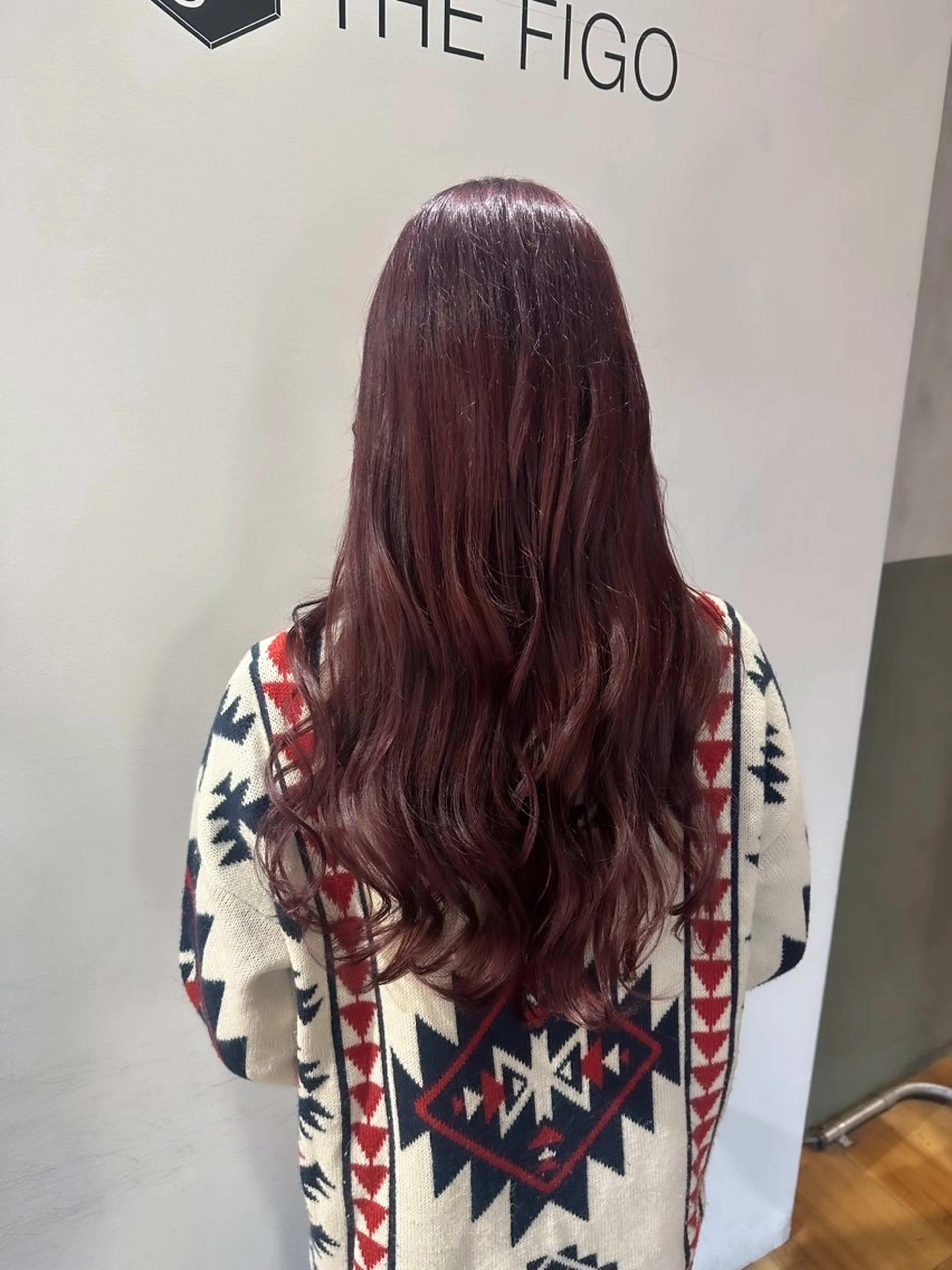 ロング カラー ヘアカラー いまじゅく あおいのヘアスタイル