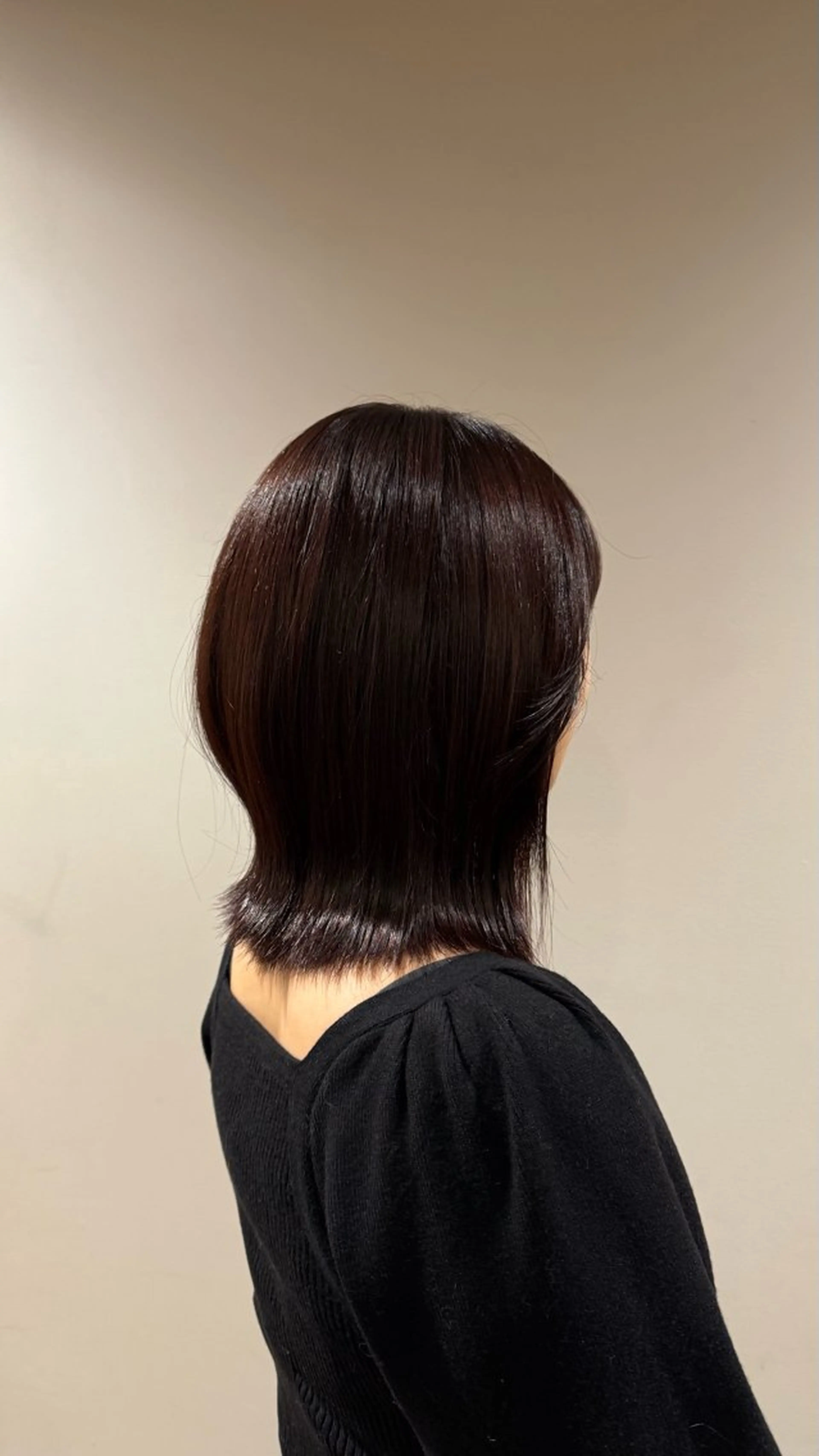 ミディアム カラー 濱崎 あかりのヘアスタイル