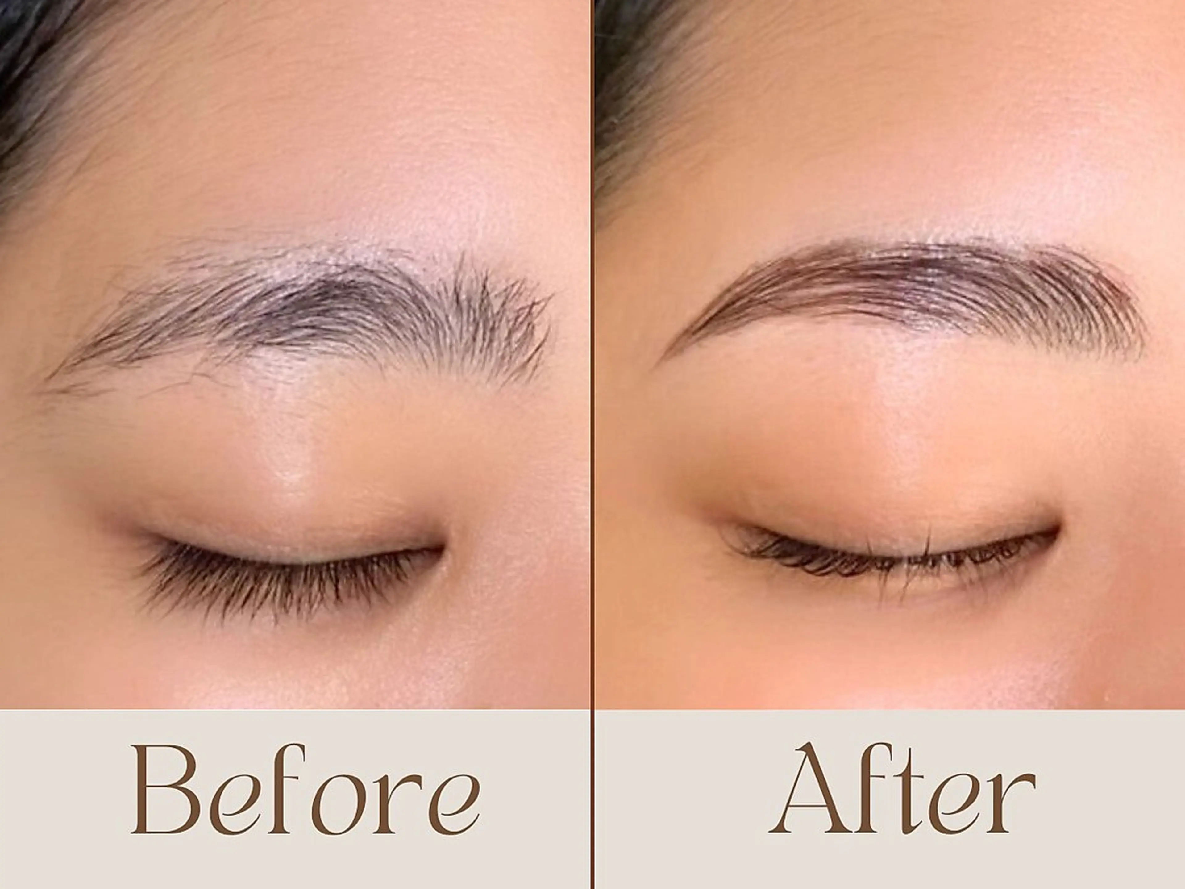 ハリウッドブロウリフト（眉毛wax込）＋眉毛カラーの写真