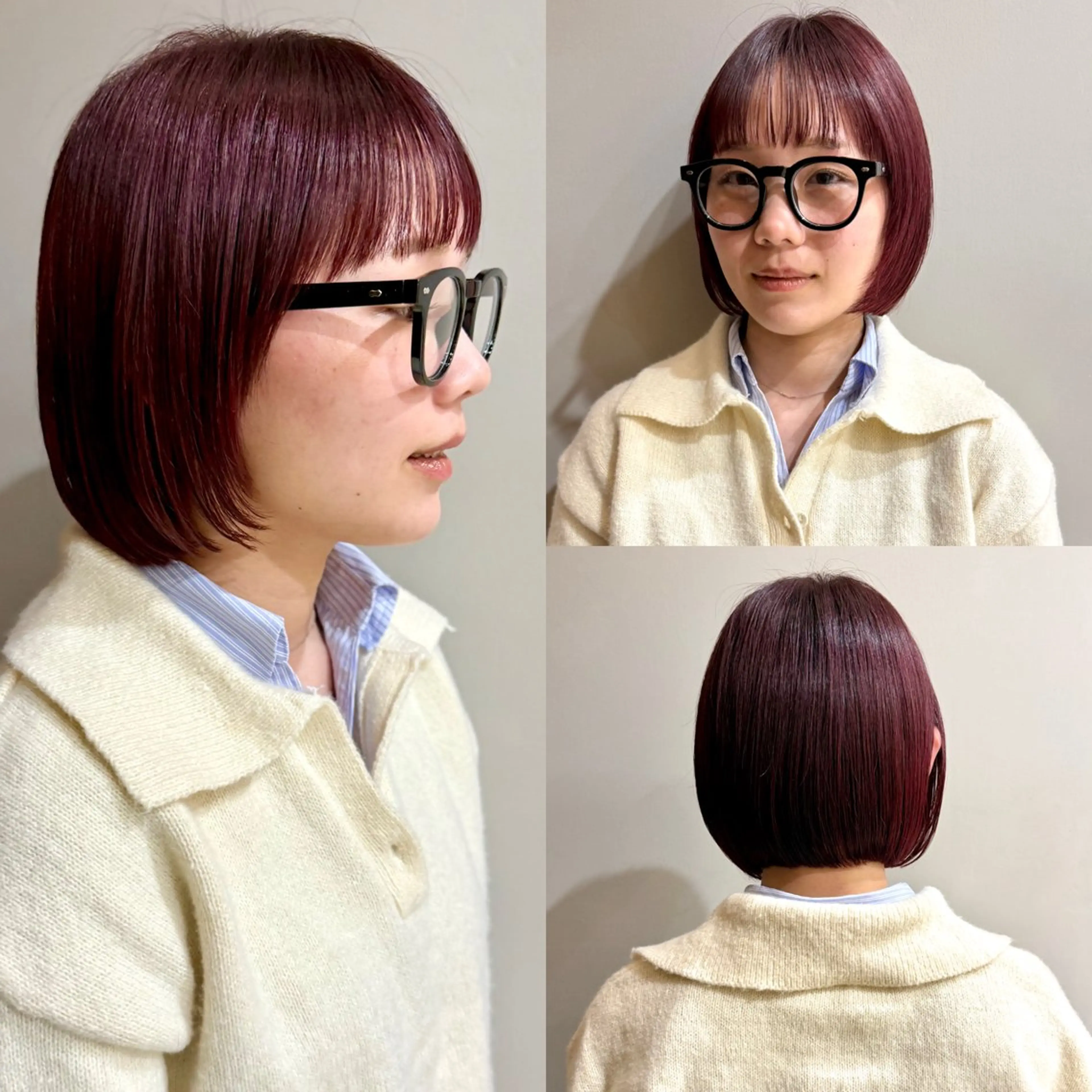 ショート カット ヘアカラー Saki 🍋透明感 カラー/レイヤーのヘアスタイル