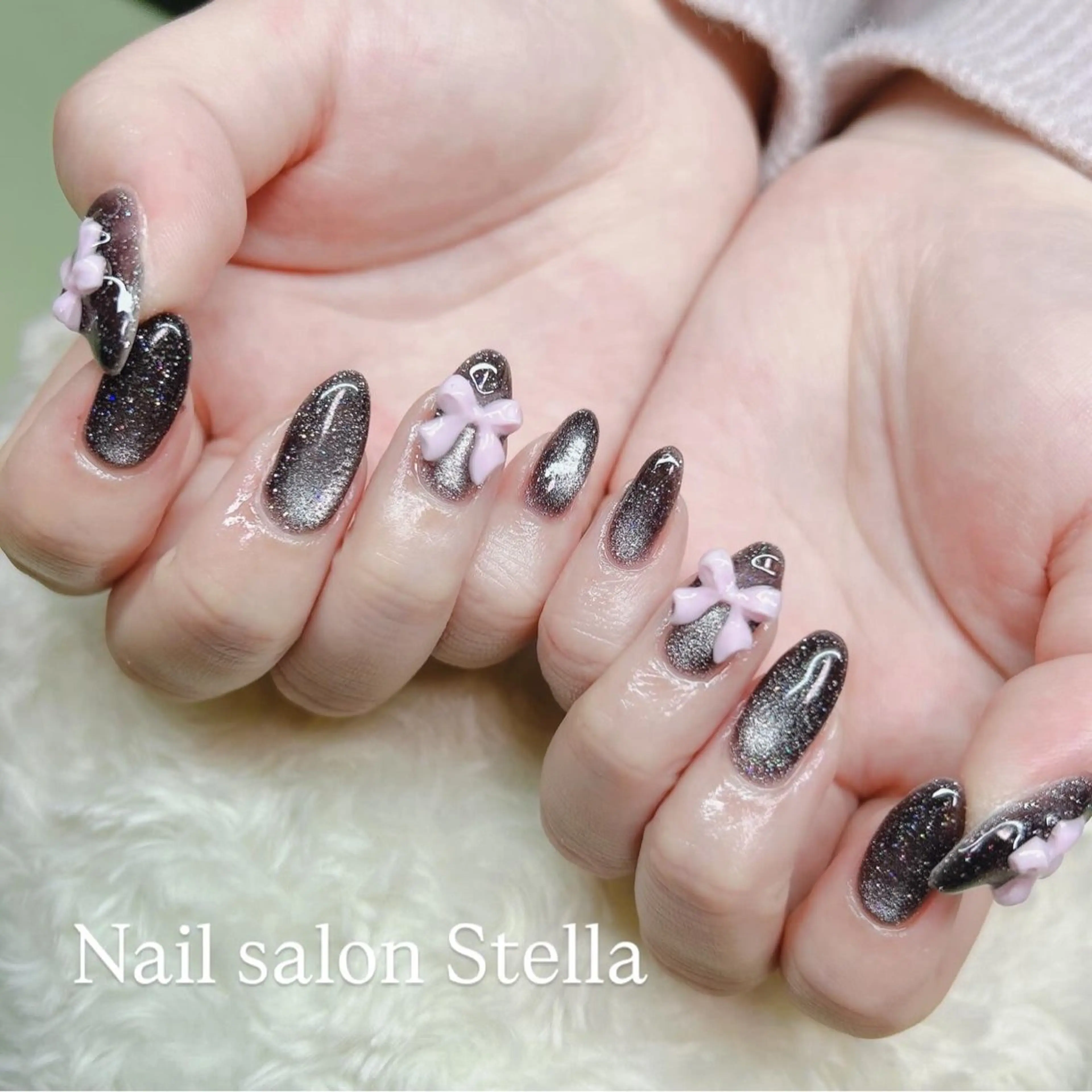 ミディアム ハンドネイル Nail salon Stella所属・Nail salon Stellaのネイルデザイン