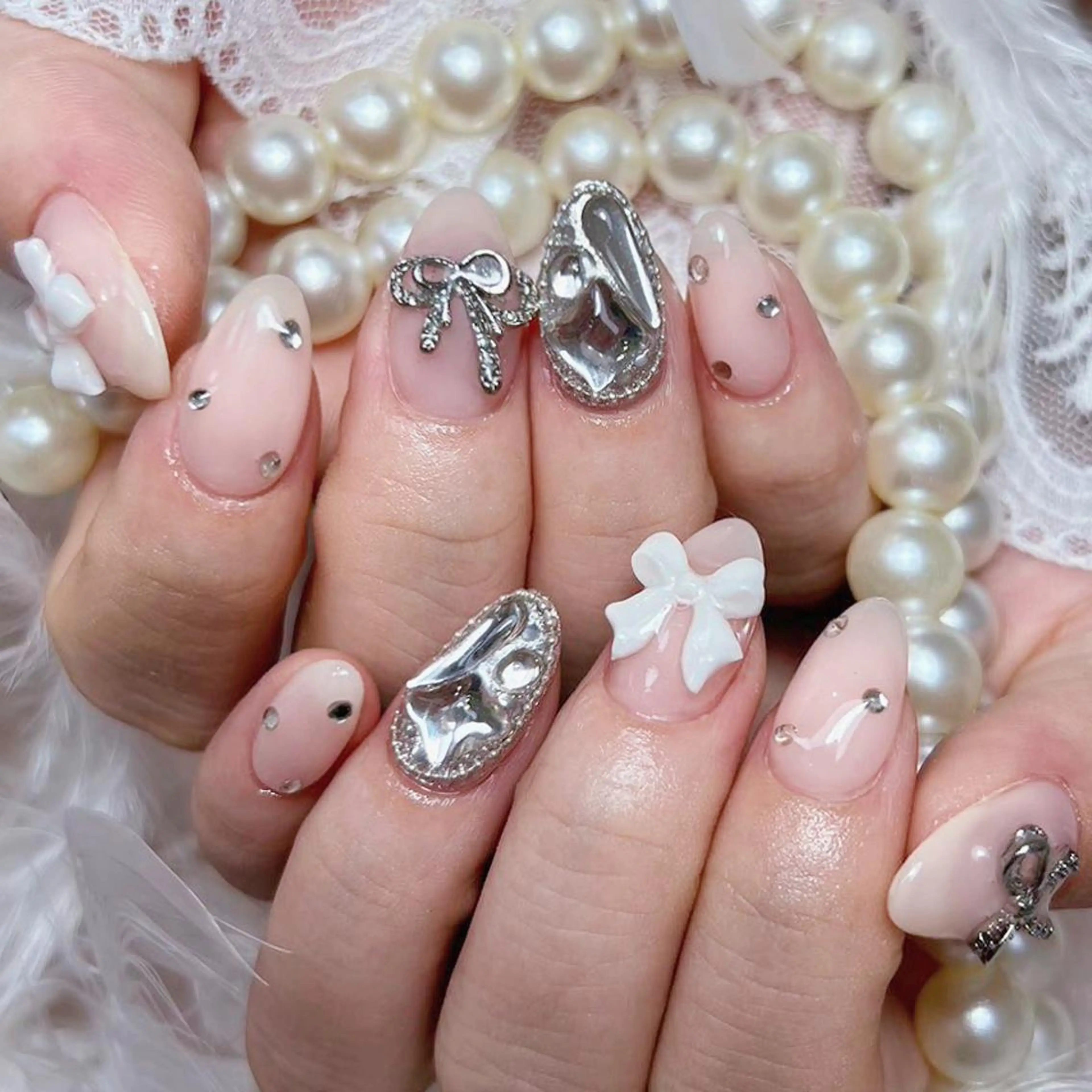 ネイル ハンドネイル ハンドケア Diamond 🚢のネイルデザイン