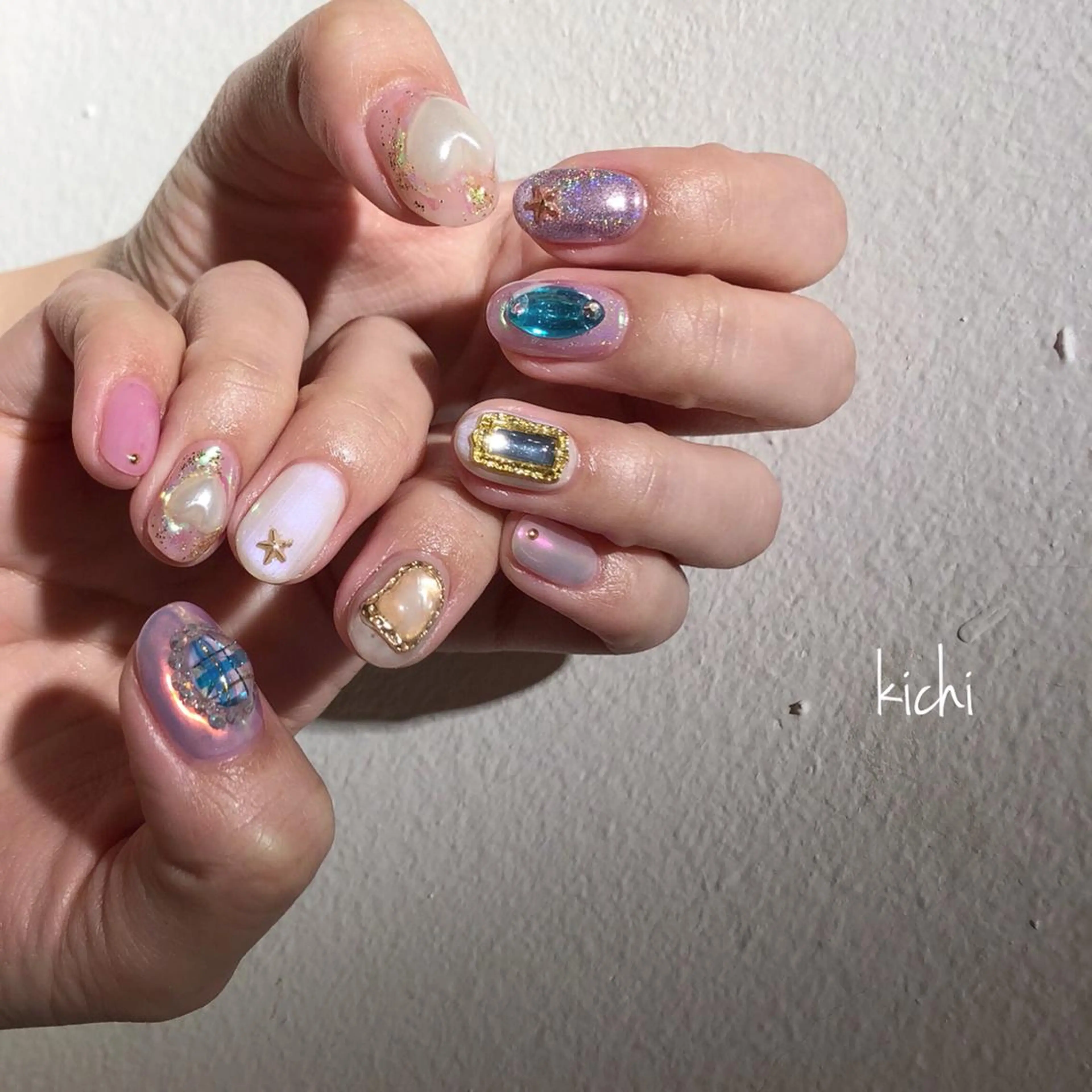 ネイル kichi･:* みじゅのネイルデザイン