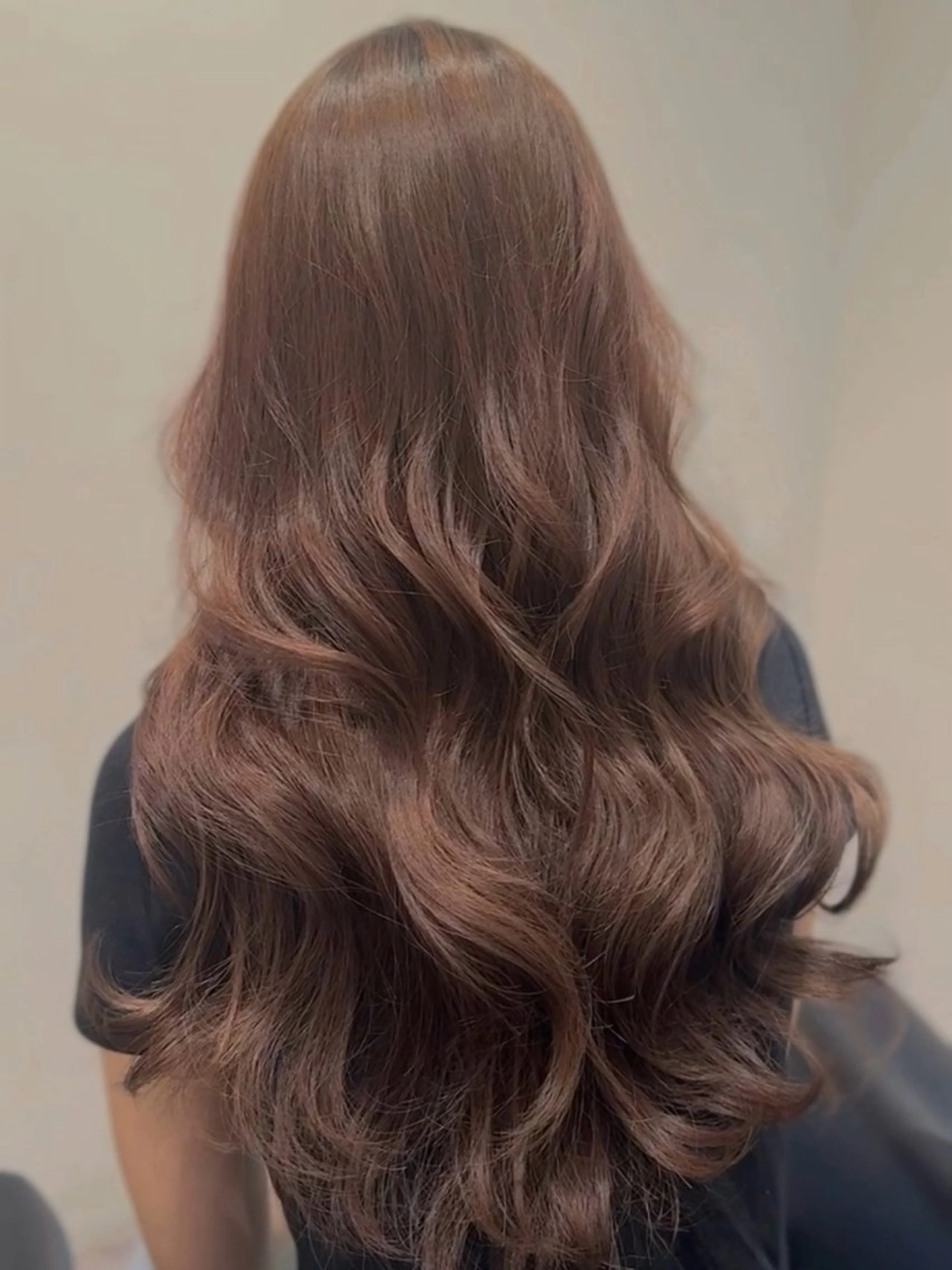 ロング パーマ カット パーマ 韓国レイヤー➰北田 陸斗➰コテ巻きパーマのヘアスタイル