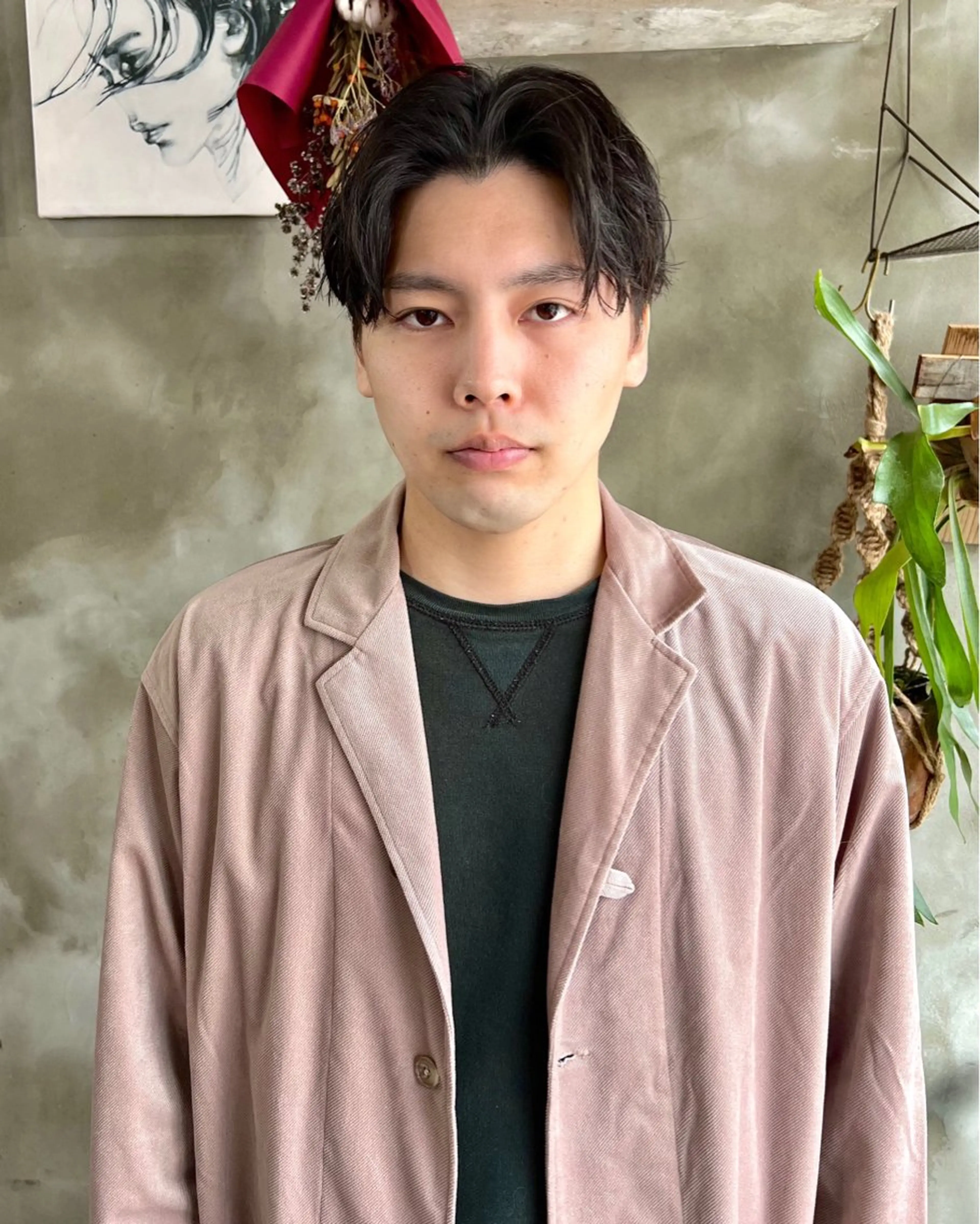 ショート メンズ 木村陸弥 似合わせ 透明感カラー🌿のヘアスタイル