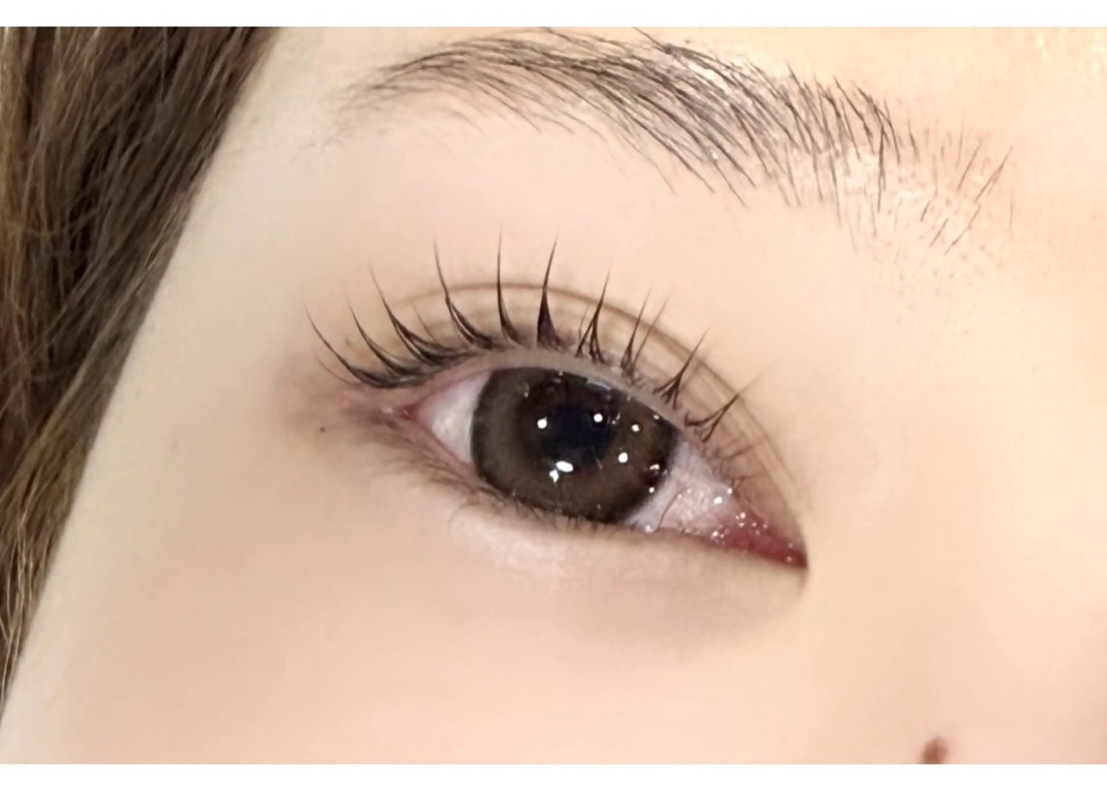 マツエク・マツパ バインドロック 束感まつ毛 フラットラッシュ ナチュラル パリジェンヌラッシュリフト YK 美学院のネイルデザイン