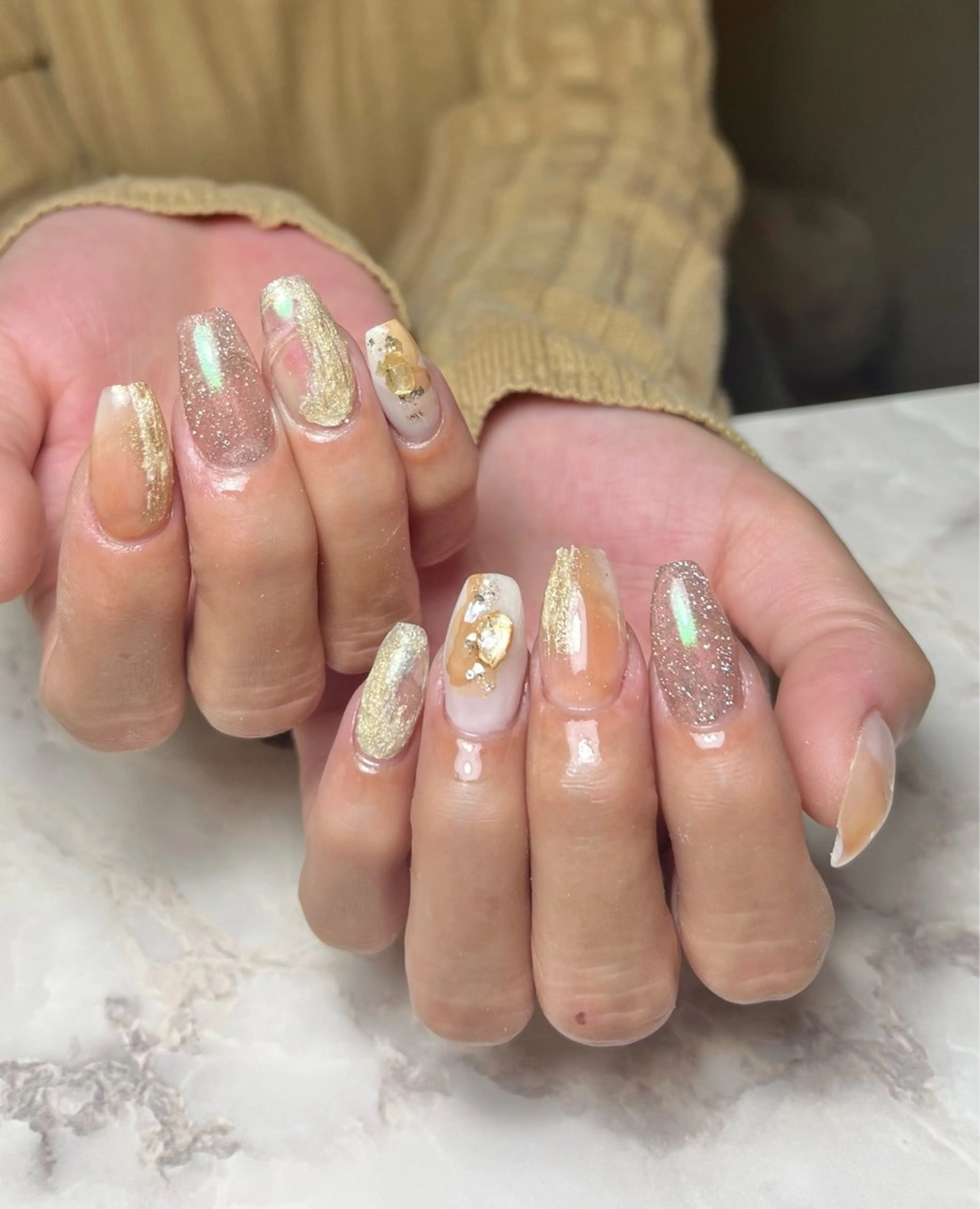 ネイル アートネイル ハンドネイル 港区ネイル🌼*･ Shainon池田のネイルデザイン