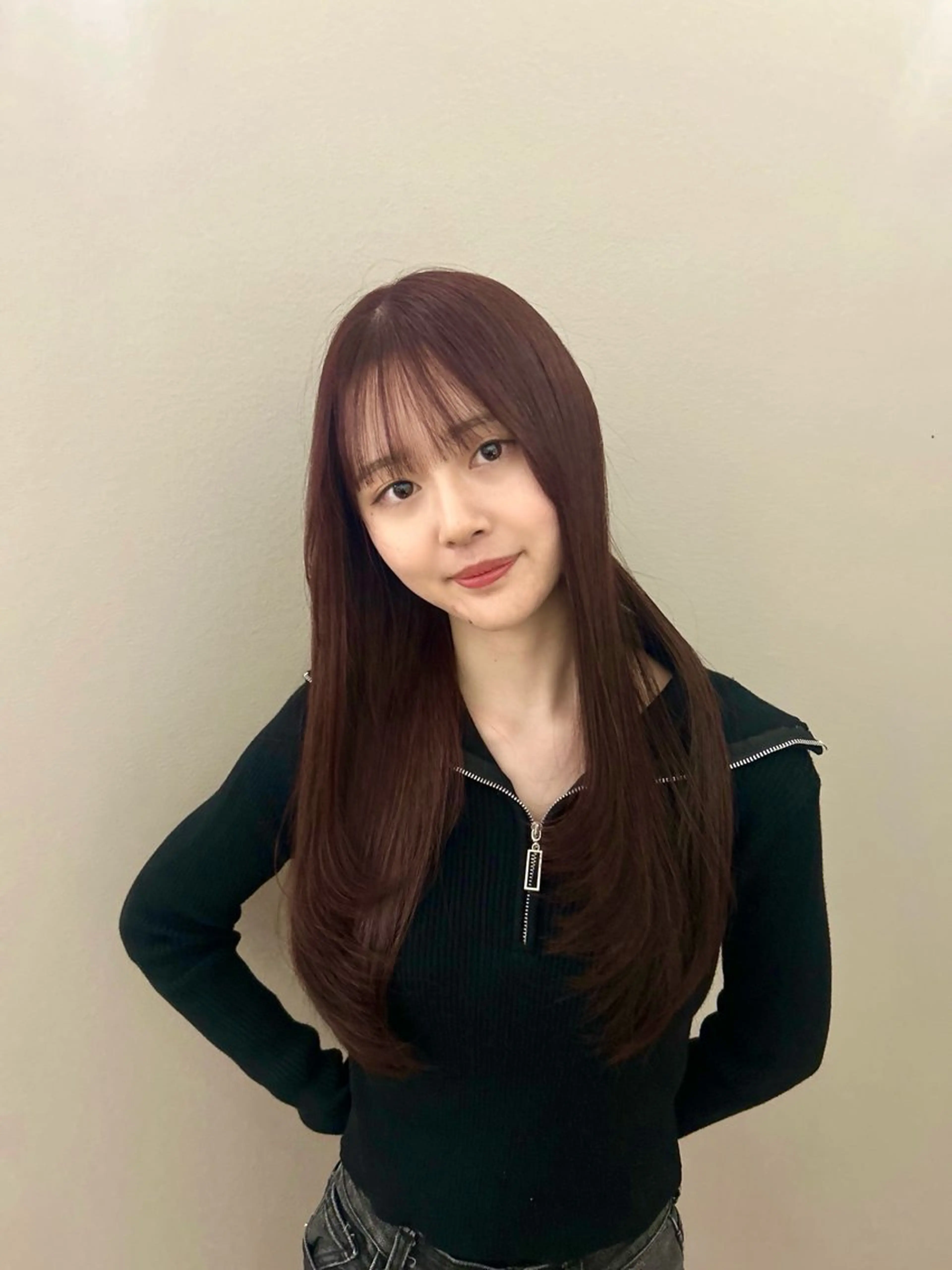 ロング カラー 暖色/艶カラー/ エクステ/ユリヤのヘアスタイル