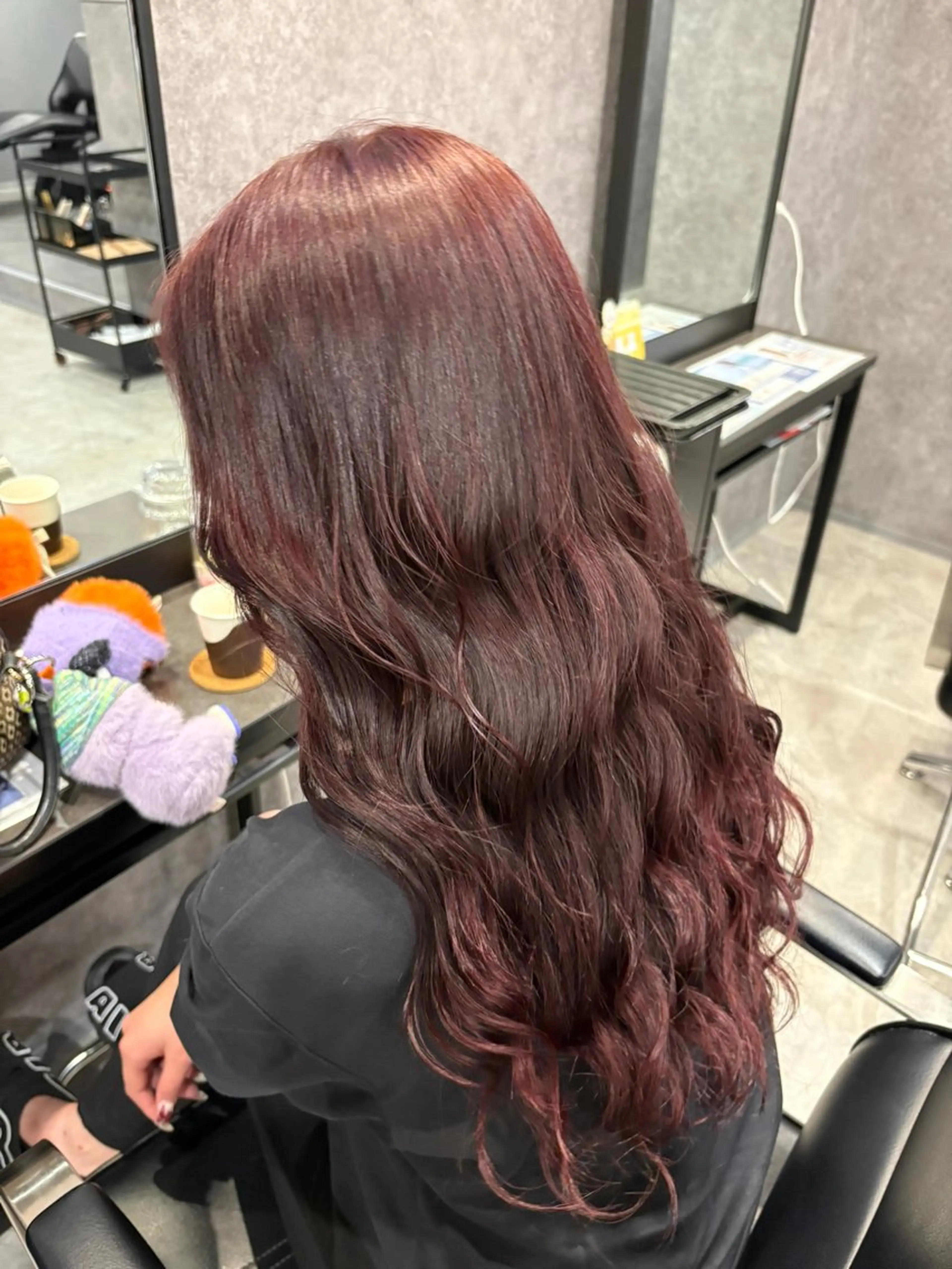 ロング ヘアカラー ink mocaのヘアスタイル