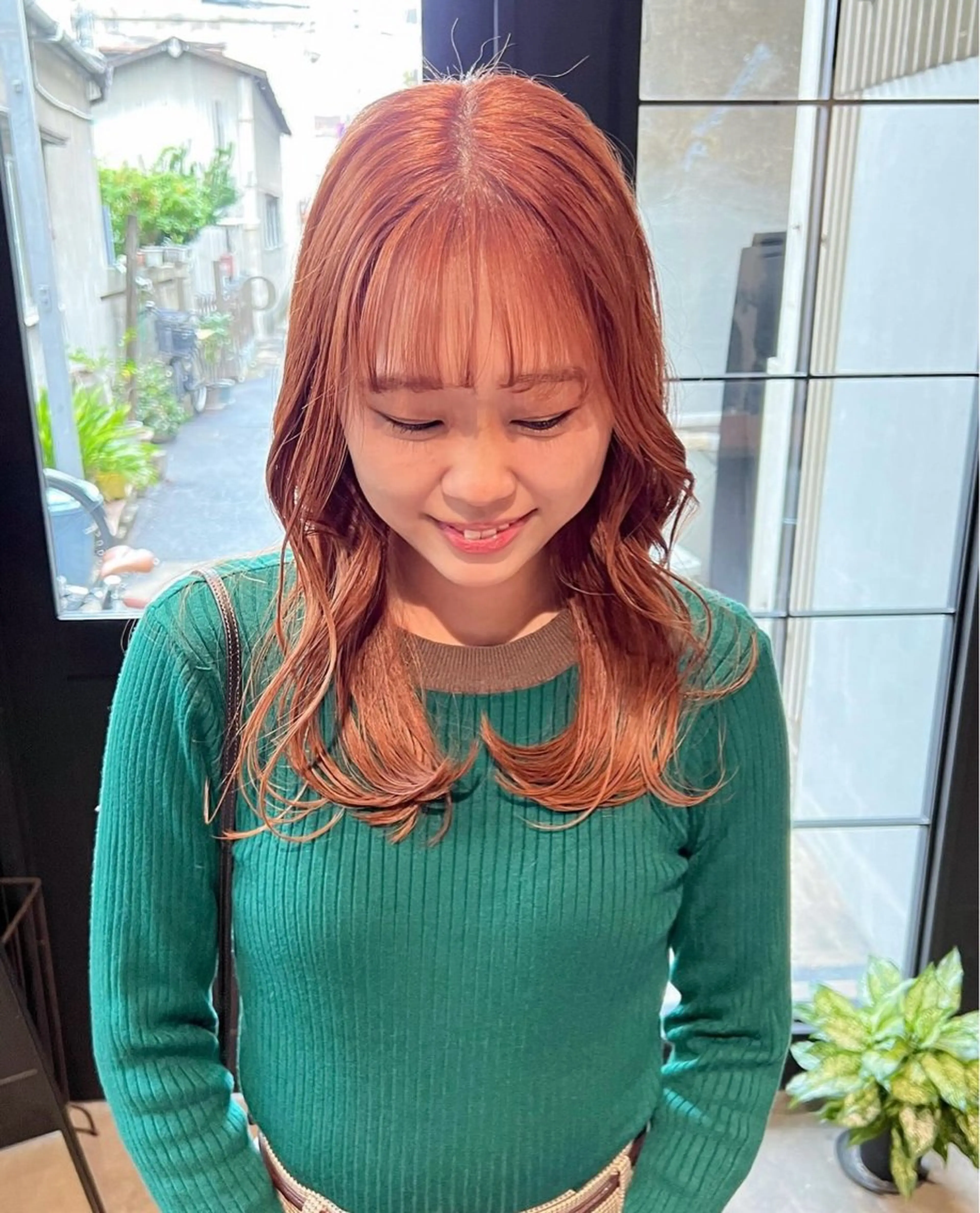 ロング ヘアカラー 野々村 朋美のヘアスタイル