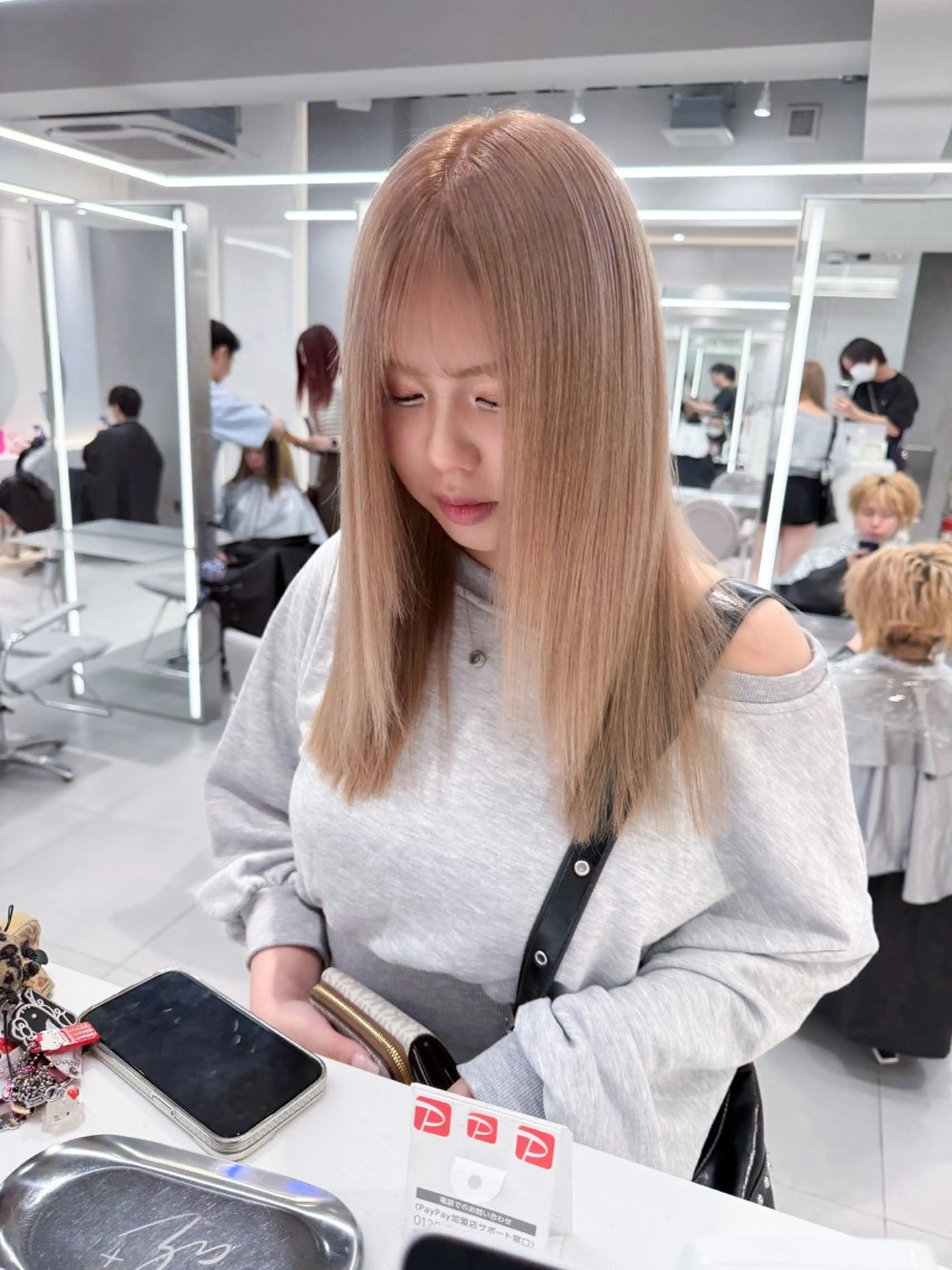 セミロング トリートメント /カラー/NAOKIのヘアスタイル