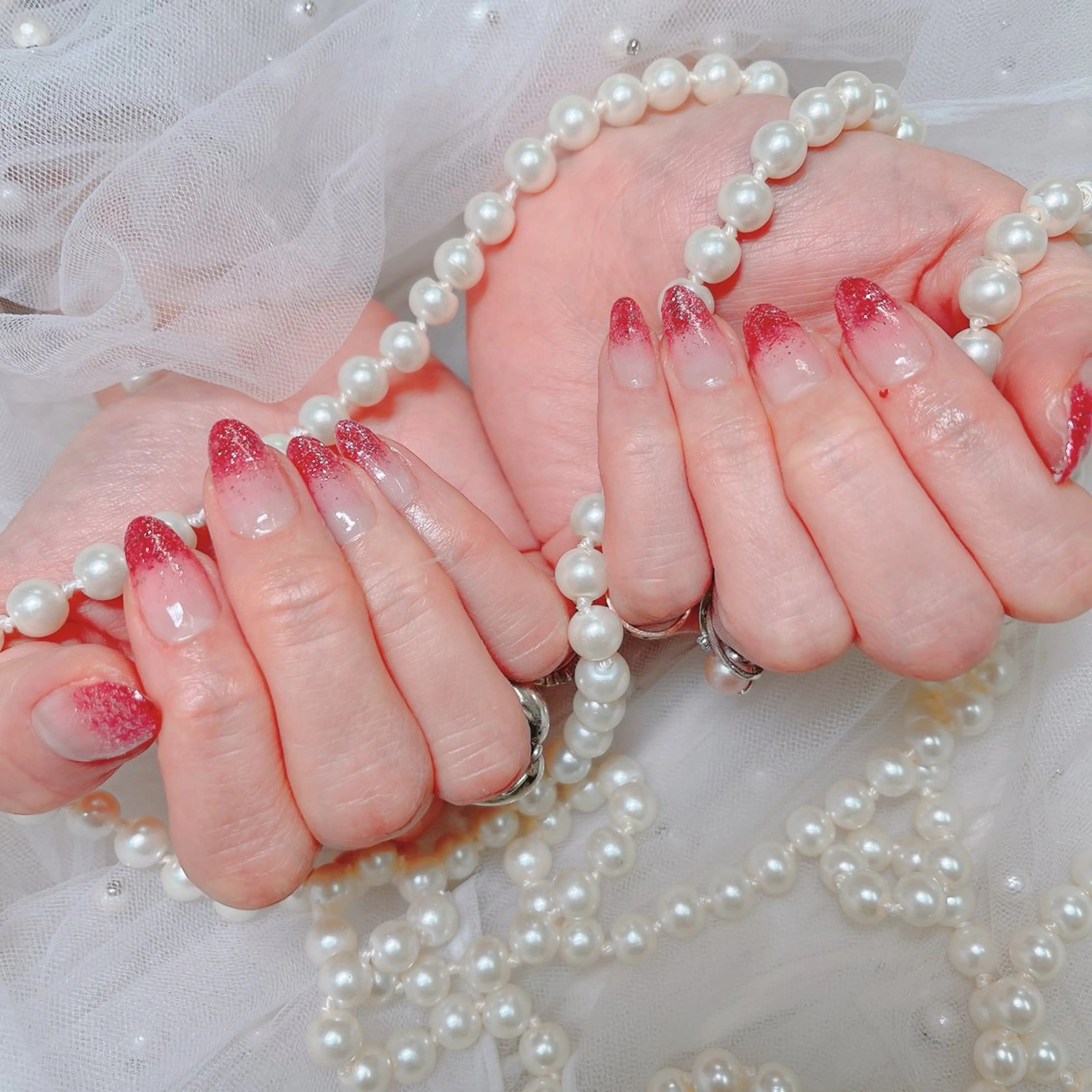 ネイル ラメ(グリッター) ラメグラデーション 💛KAREN‪ 🪄新宿✨nailのネイルデザイン