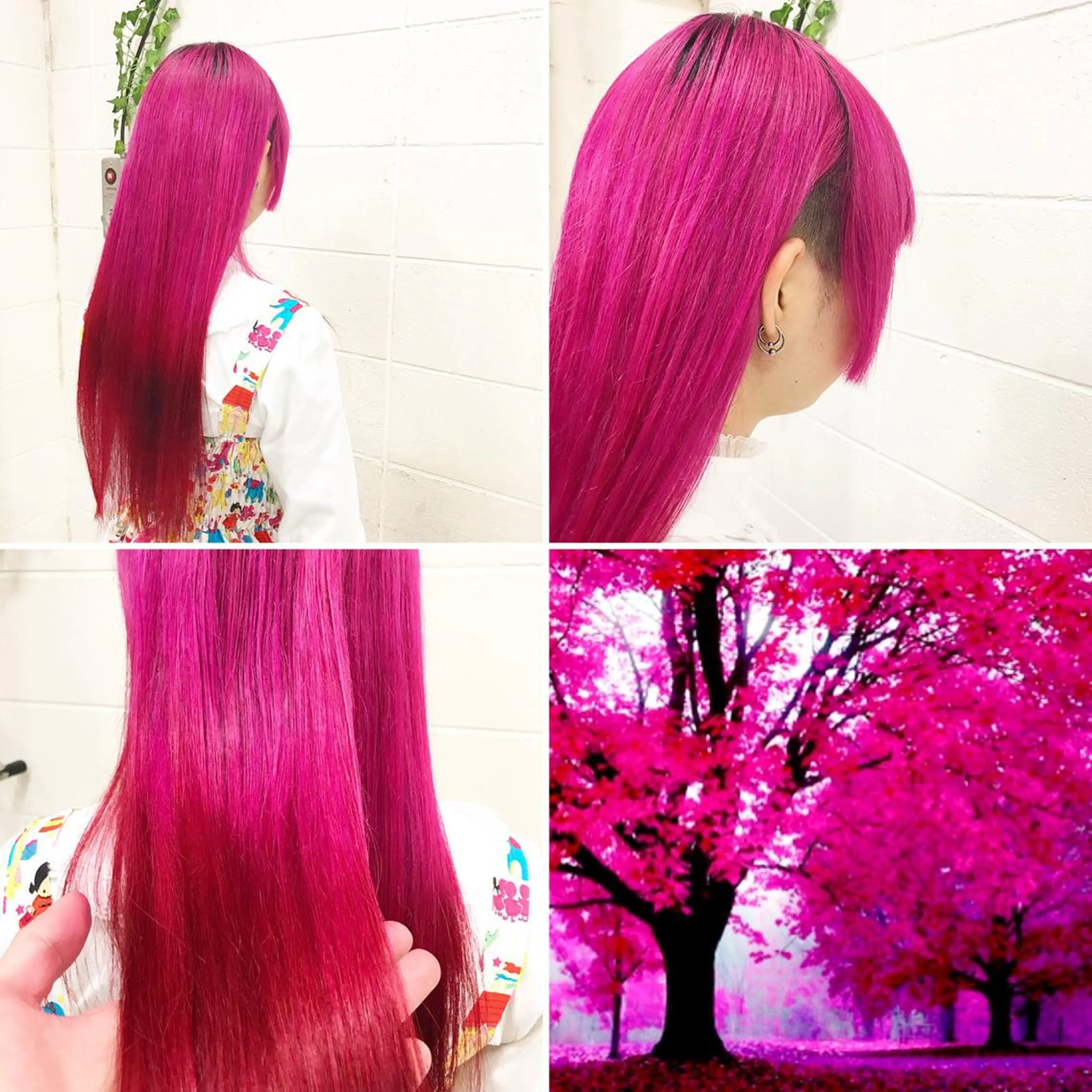 ロング カラー ヘアカラー トリートメント "PEPPU "所属・🌈推し色派手髪 ハイトーンShinのヘアスタイル