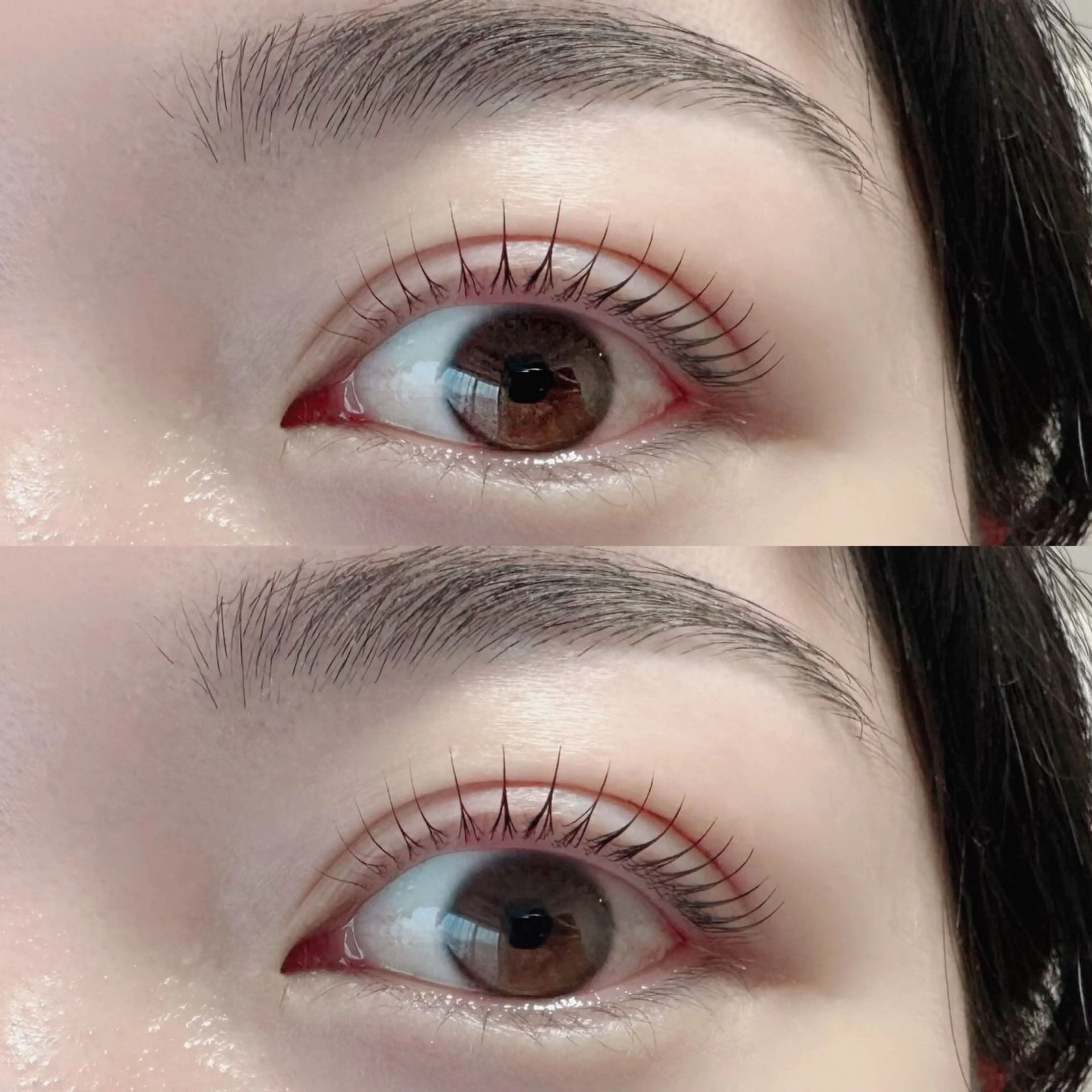 【⚠️当店のご利用初めて＆平日限定】まつげパーマ＋アイブロウワックス(条件付き)間引き+¥550の写真