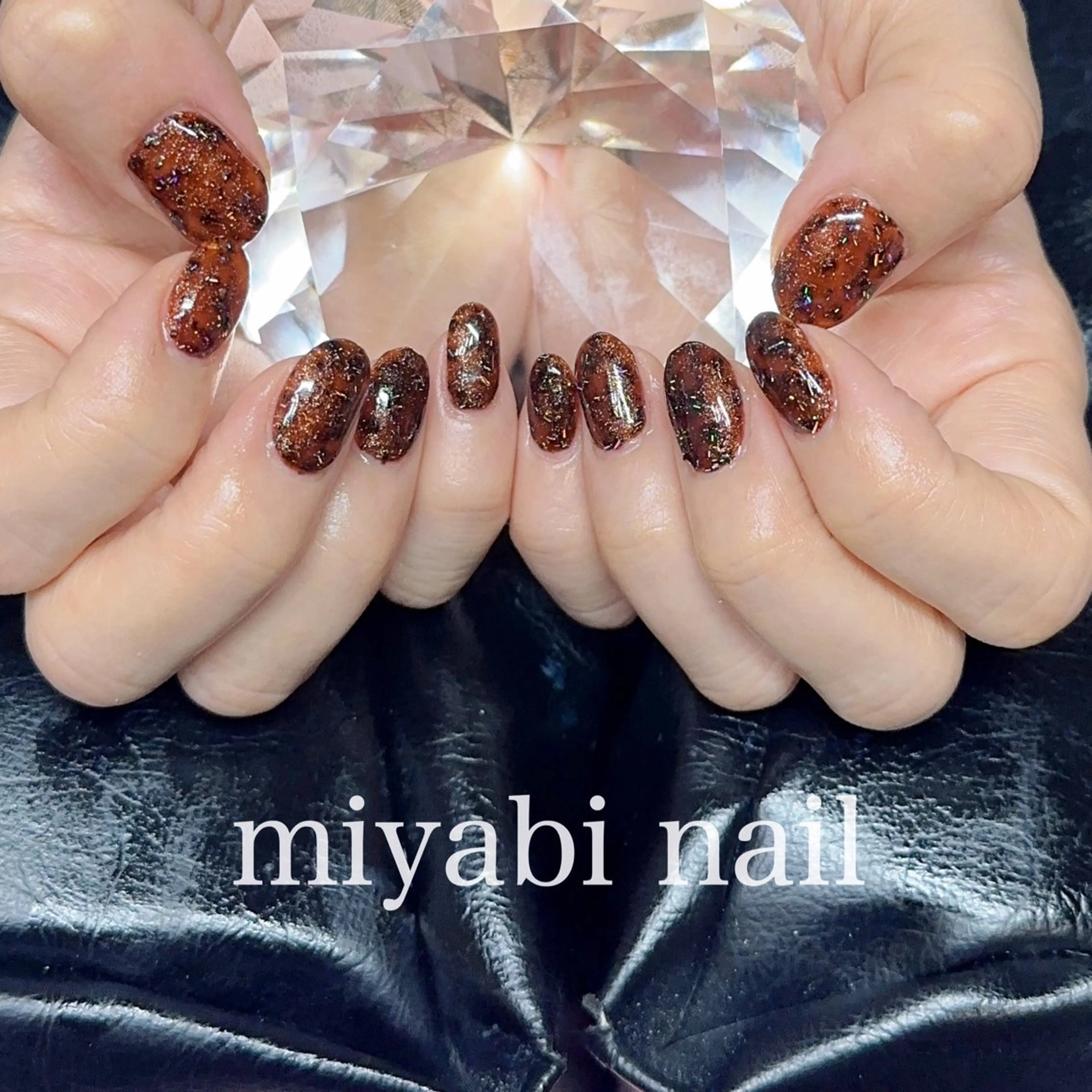 ネイル ジェルネイル 持ち込み ハンドネイル miyabi nail 桂川駅近くのネイルデザイン